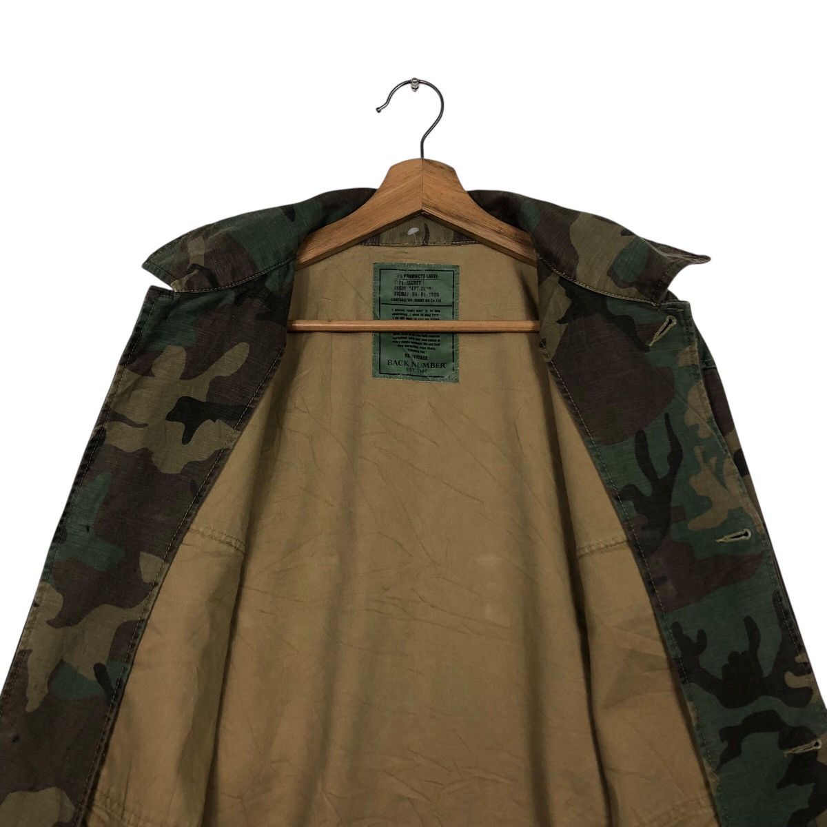 Japanese Brand 📌Vintage Chore Jacket Camouflage Back Number Issey Miyake Size US L / EU 52-54 / 3 - 15 Thumbnail