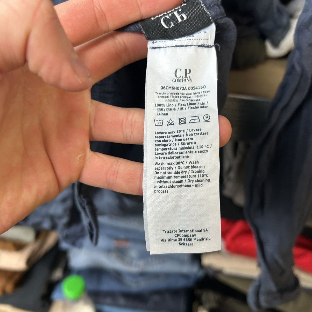 C.P. Company Luxury C.P. Company Small Logo Streetwear y2k button shirt Size US S / EU 44-46 / 1 - 11 Thumbnail