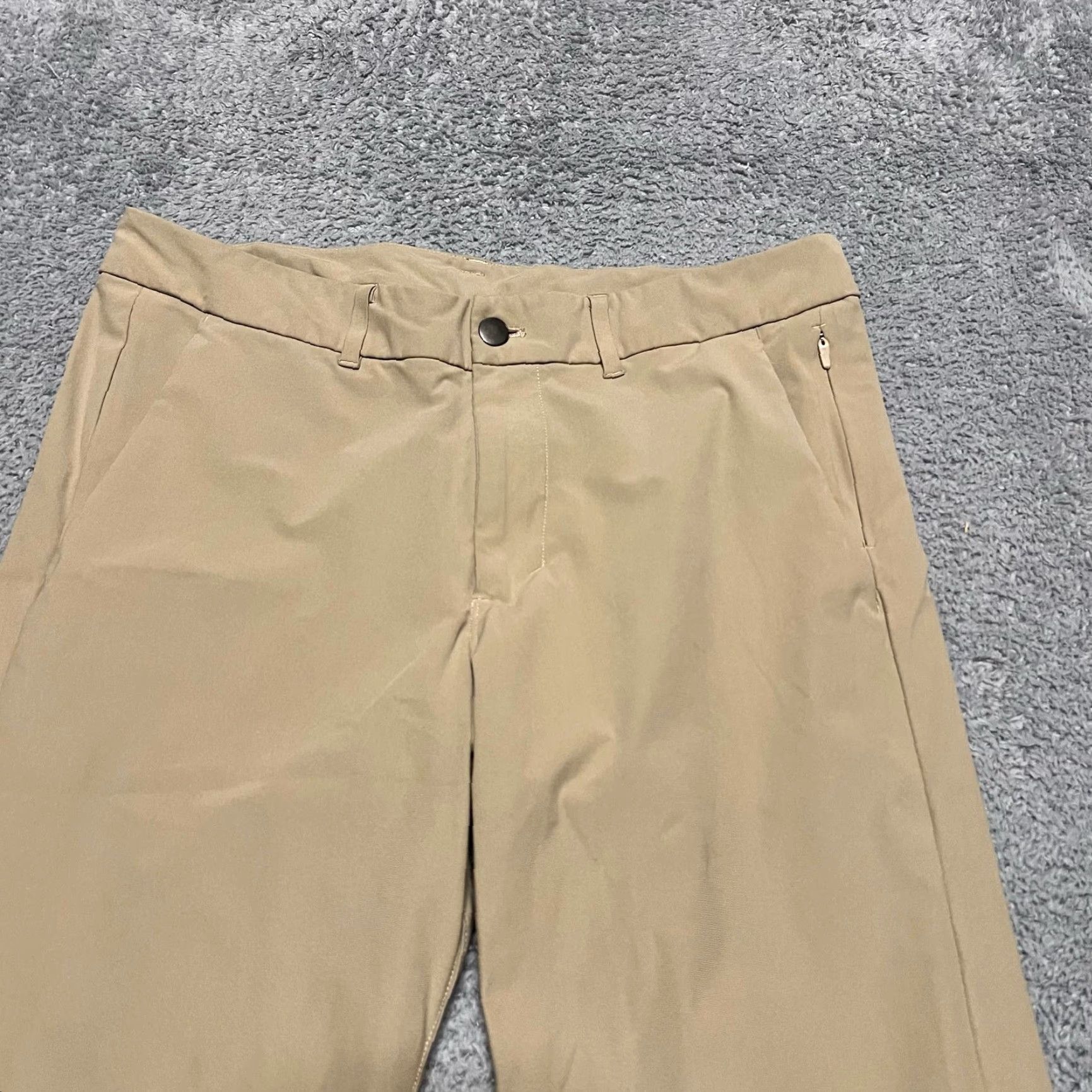 Lululemon Lululemon Commission Pants Mens 32 x29.5 Tan Slim Fit Warpstreme M5439S Beige Chino Inseam 29in Mens Size US 32 / EU 48 - 2 Thumbnail