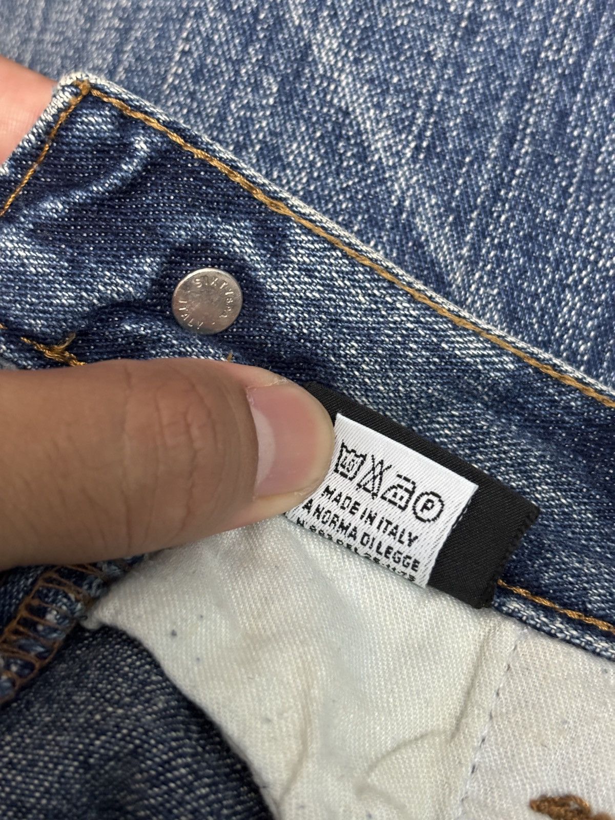 Energie Y2K Energie Italy Studded Flare Denim Jeans Size 29" - 6 Thumbnail