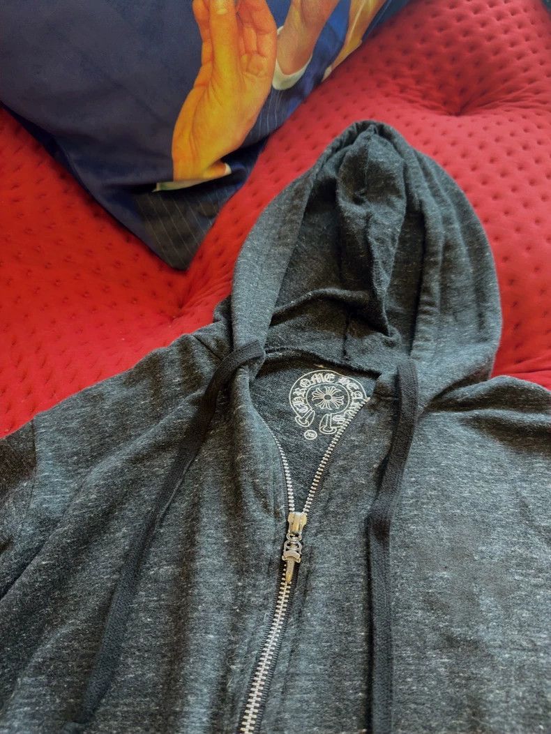 Chrome Hearts Deep Grey Hooded Zip Sweatshirt Size US XS / EU 42 / 0 - 1 Thumbnail