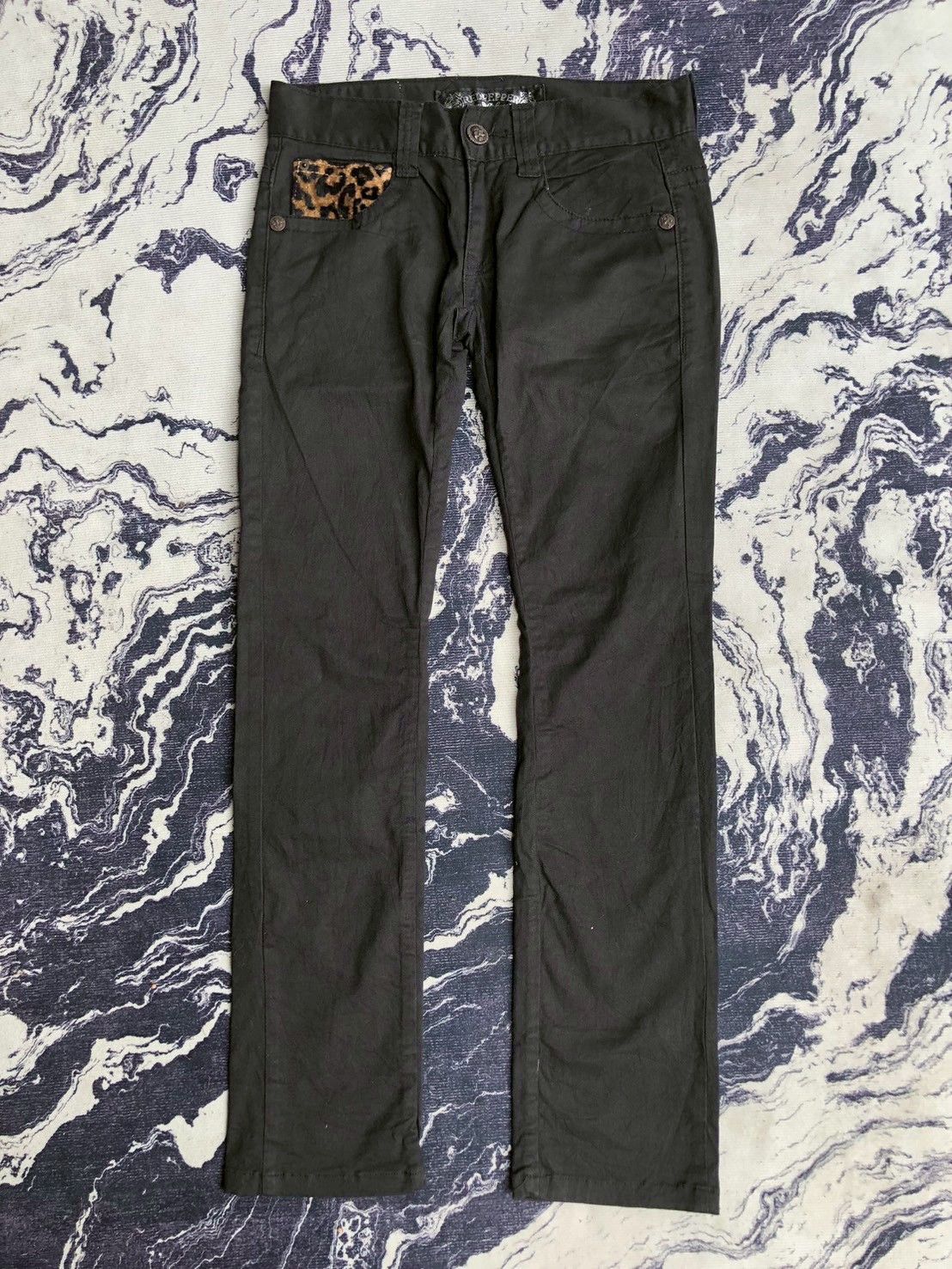 Ed Hardy Vintage Y2K Red Pepper x Ed Hardy Embroidered Denim Size US 28 / EU 44 - 4 Thumbnail
