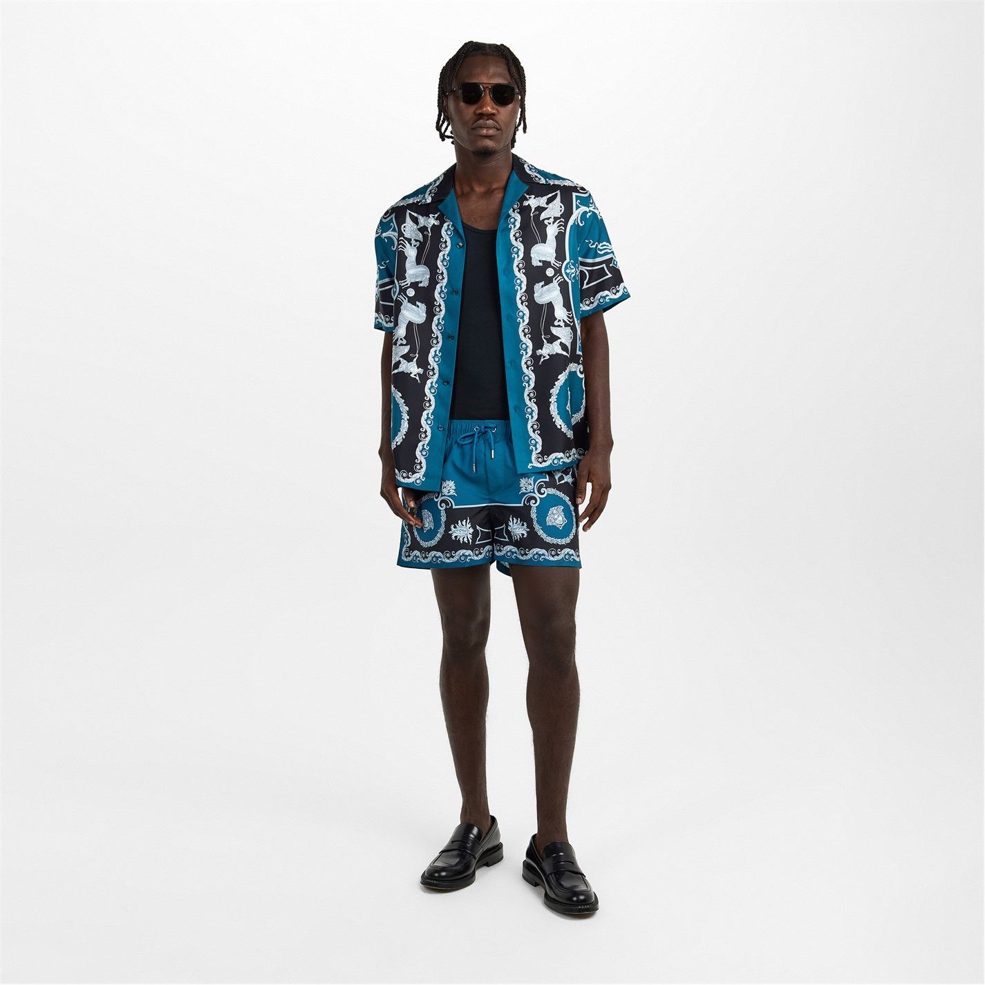 Versace o1g2r1mq0526 Short Sleeve Short Patterned Shirt Multicolor Size US S / EU 44-46 / 1 - 6 Thumbnail