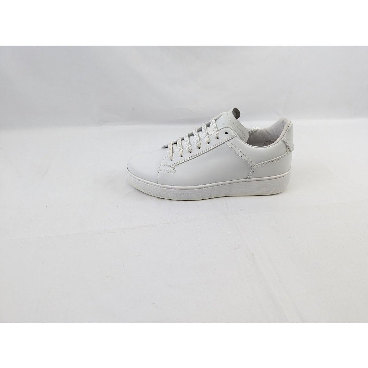 Bottega Veneta o1rshd1 Bolt Calf Sneaker Pelle S.GOMM in Optic White Size US 8 / EU 41 - 2 Thumbnail