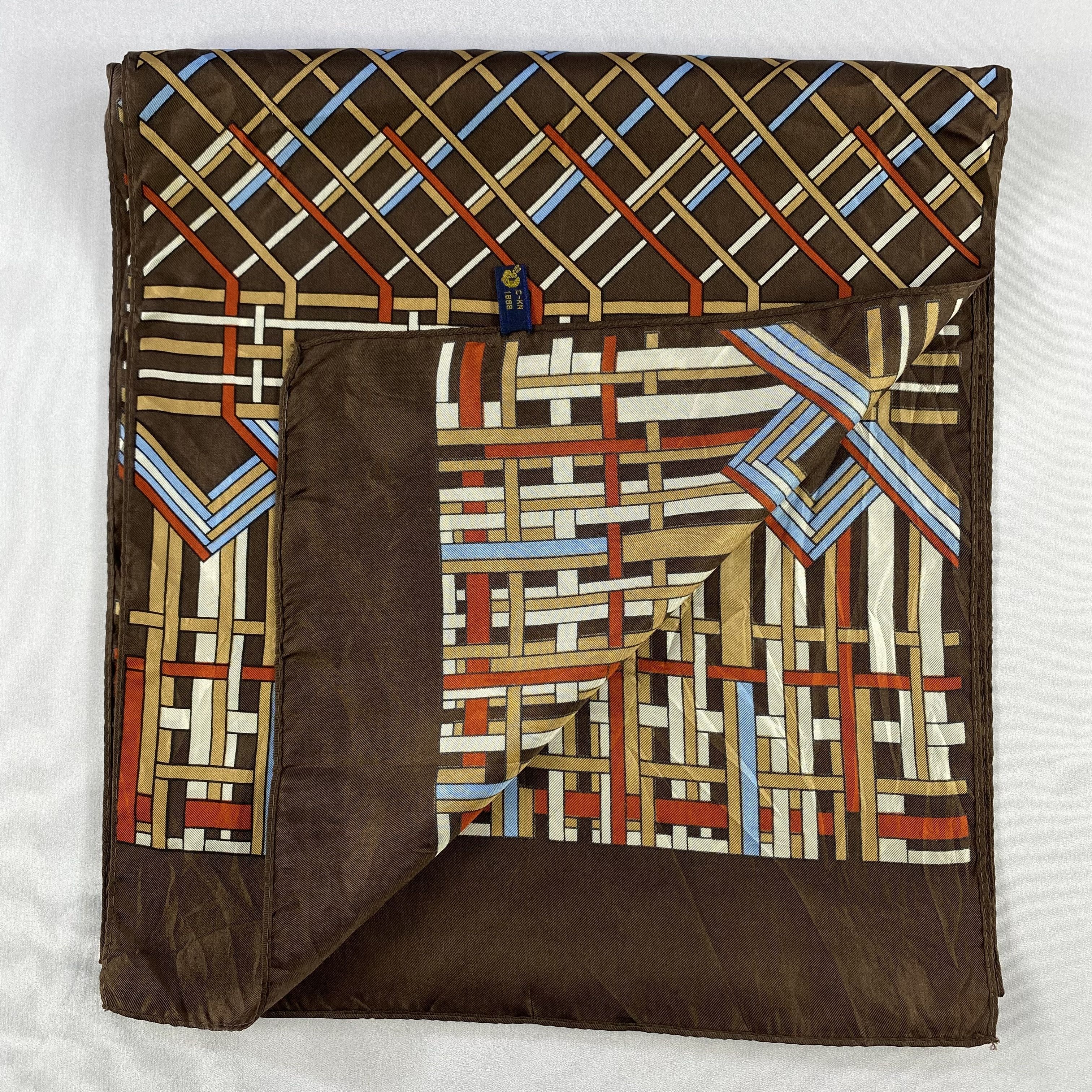 Japanese Brand × Vintage Vintage Abstract Silk Scarf SS086 Size ONE SIZE - 4 Thumbnail