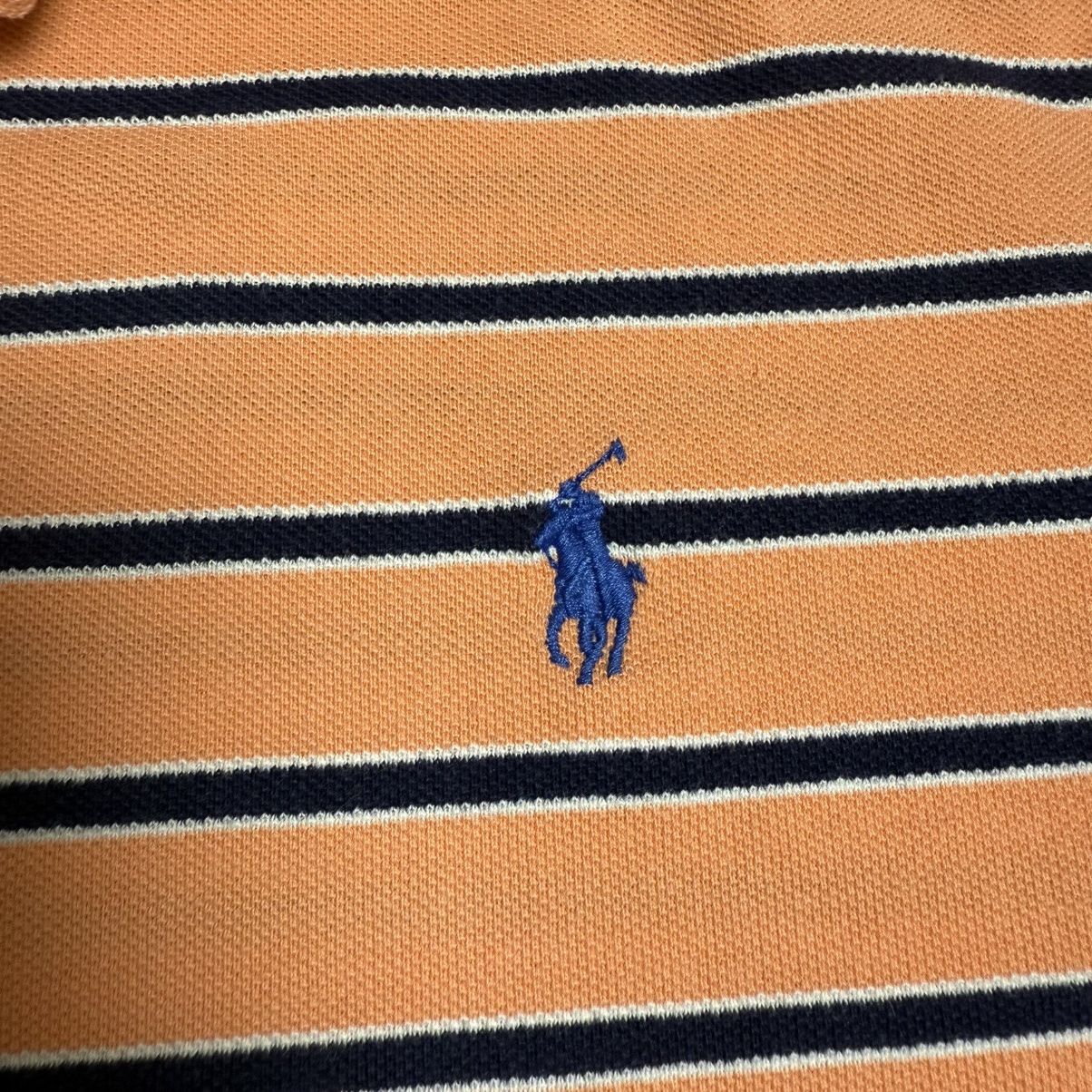 Polo Ralph Lauren Mens Orange & Navy Polo Ralph Lauren Polo Tshirt size Large Size US L / EU 52-54 / 3 - 2 Thumbnail