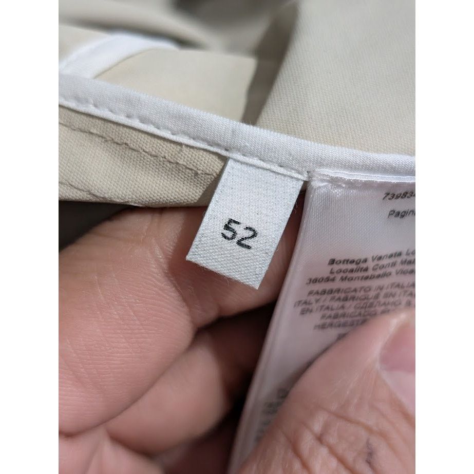 Bottega Veneta o1rshd1 Cotton Double Sided Trench Coated in Birch Size US L / EU 52-54 / 3 - 18 Thumbnail