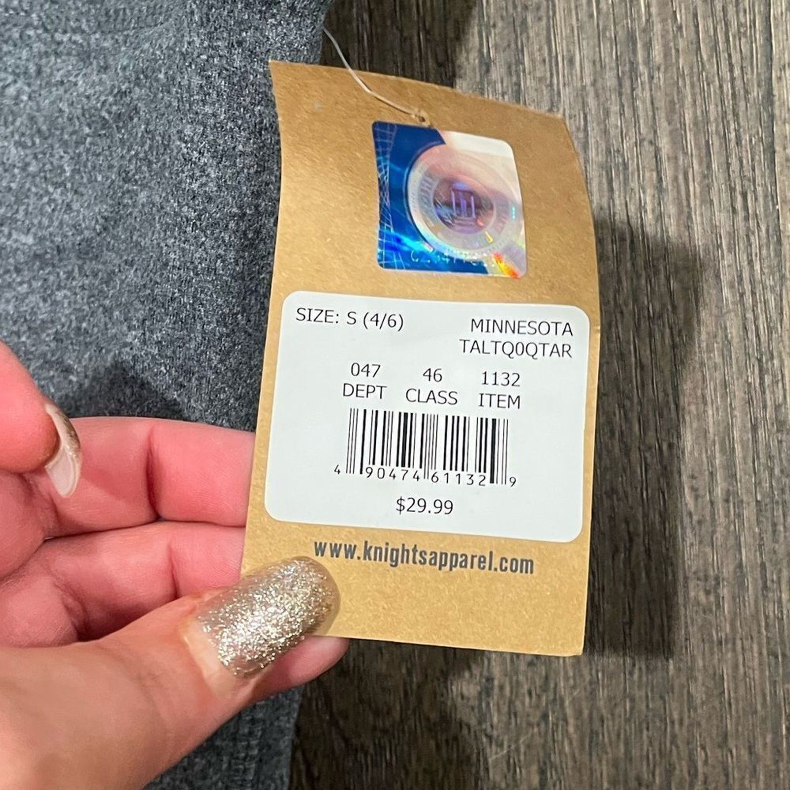 Vintage NWT University of Minnesota Grey Capri Leggings - Size Small Size 26" / US 2 / IT 38 - 4 Thumbnail