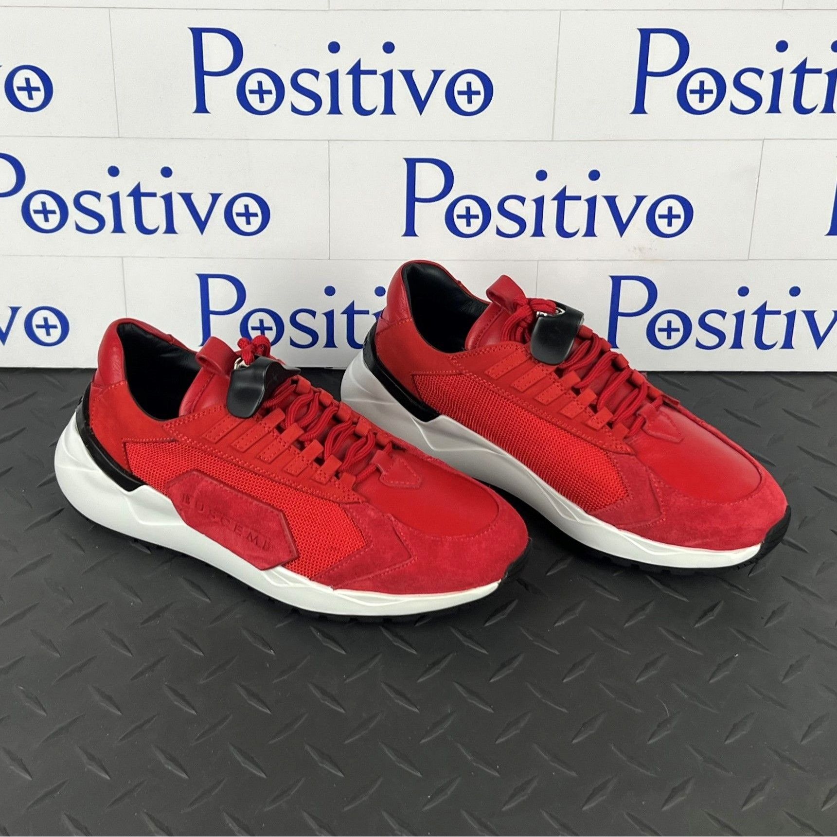 Buscemi Buscemi Run 2 Red Suede Low Top Sneakers US 7 SAMPLE Size US 7 / IT 37 - 4 Thumbnail