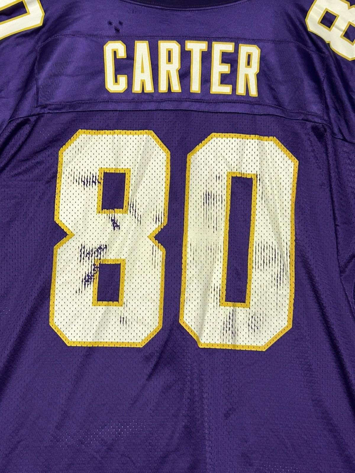 MLB × Nike 🔥 Vintage NFL NIKE Minessota Vikings Cris Carter Jersey Home Size US XXL / EU 58 / 5 - 8 Thumbnail