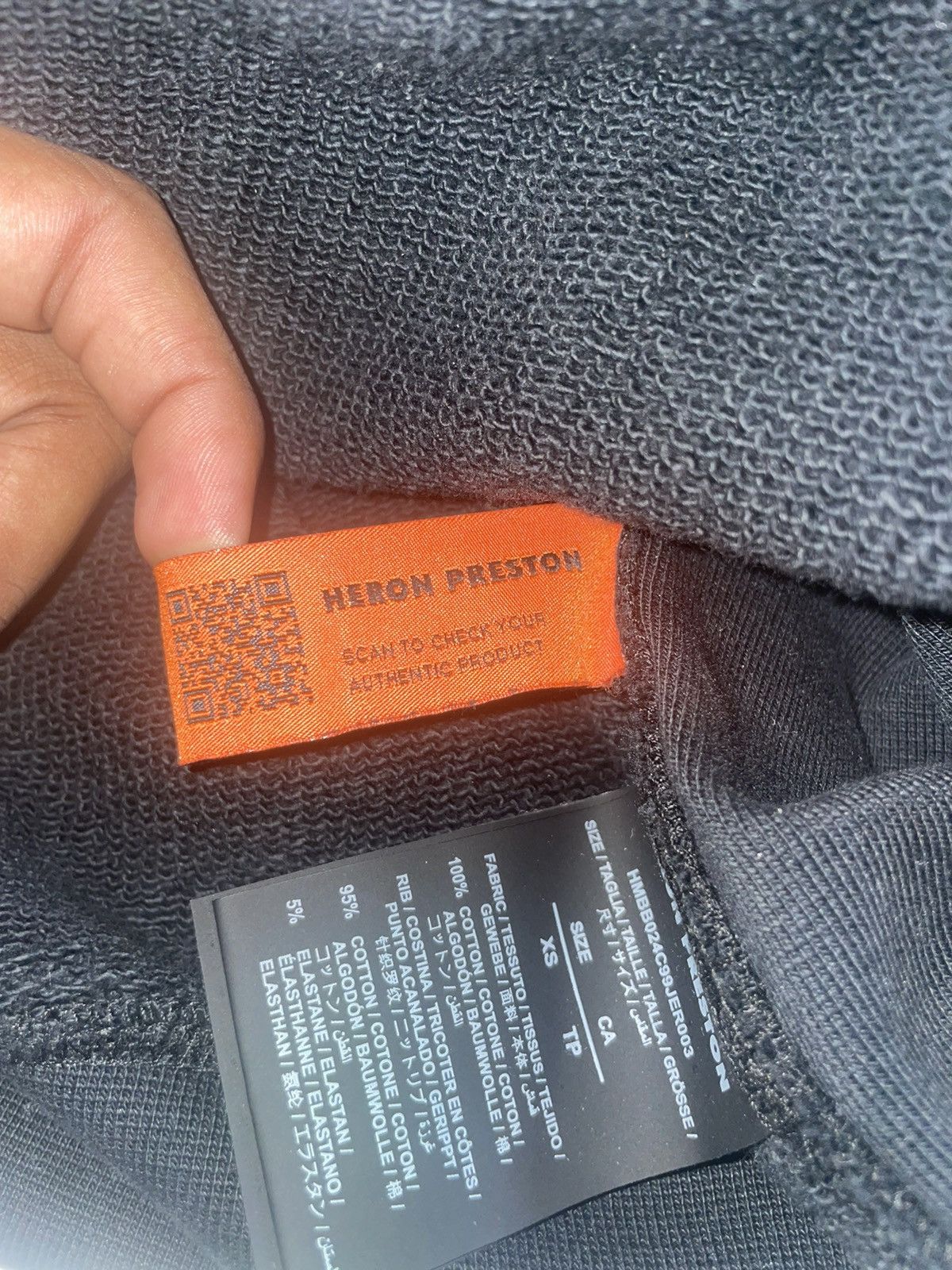 Heron Preston Heron Preston “Heron” Black Hoodie Size US XS / EU 42 / 0 - 4 Thumbnail