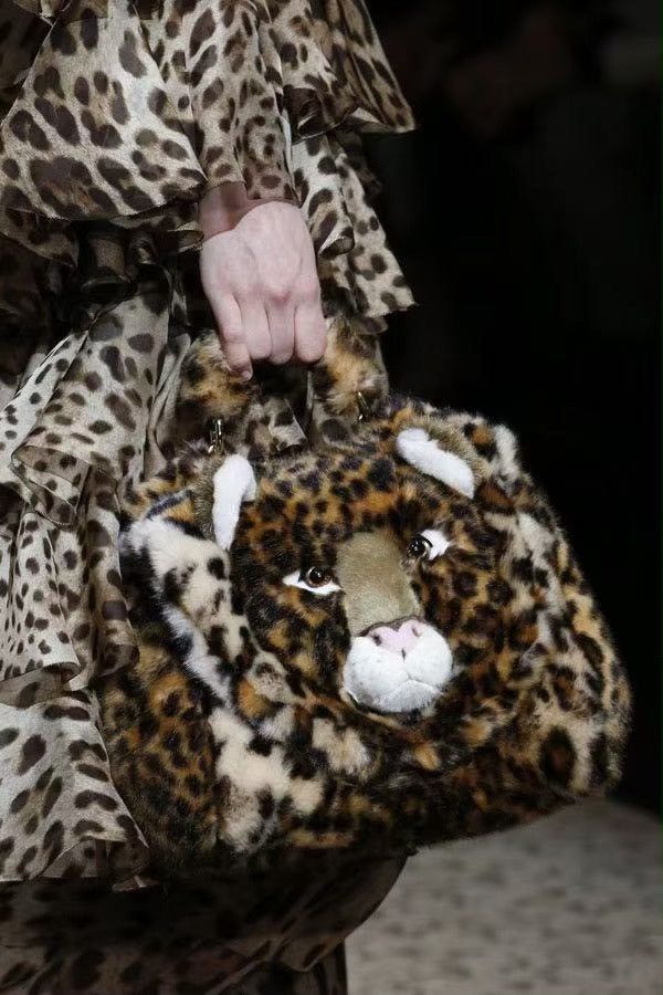 Dolce & Gabbana Dolce & Gabbana Faux Leopard Fur Sicily tote shoulder bag Size ONE SIZE - 6 Thumbnail