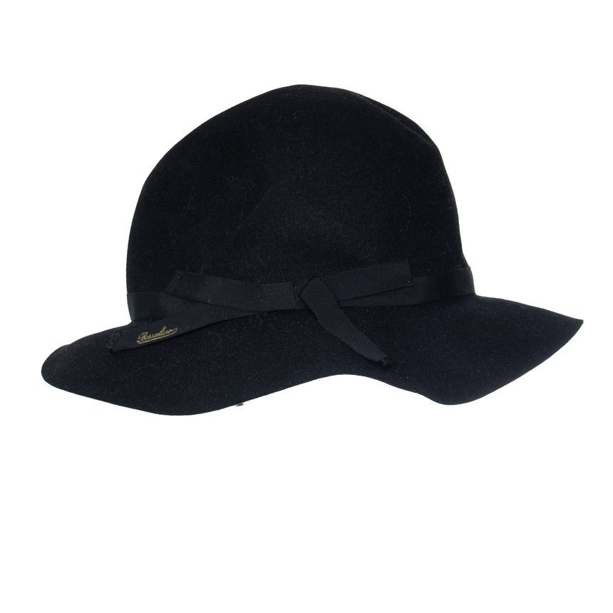 Borsalino Borsalino, black hat Size ONE SIZE - 1 Thumbnail
