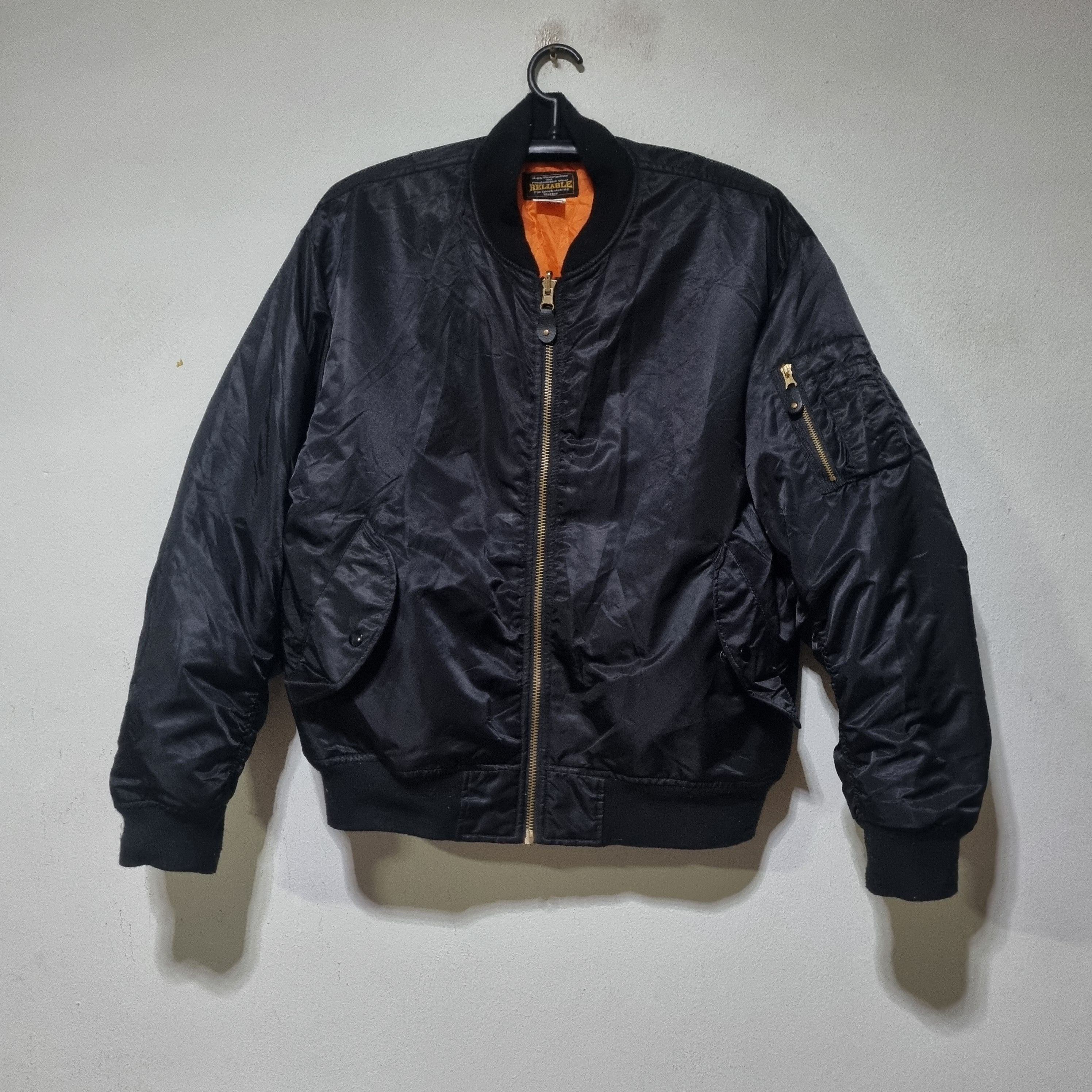 Bomber Jacket × Japanese Brand × Vintage Bomber Fight MA-1 Jacket 