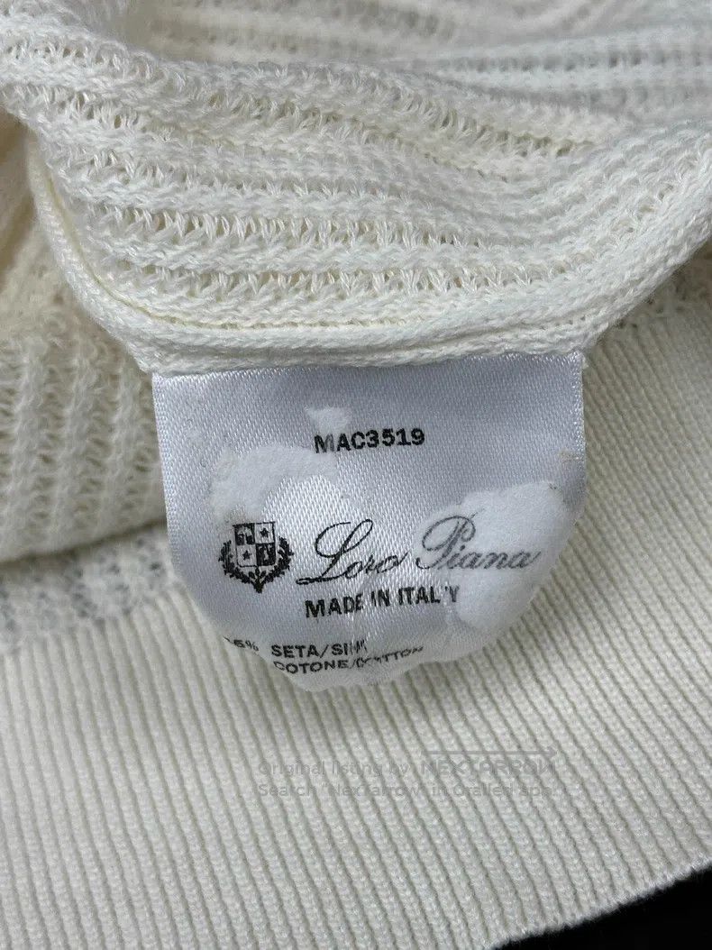 Loro Piana Loro Piana Knitted Short Sleeve Top Size XS / US 0-2 / IT 36-38 - 4 Thumbnail