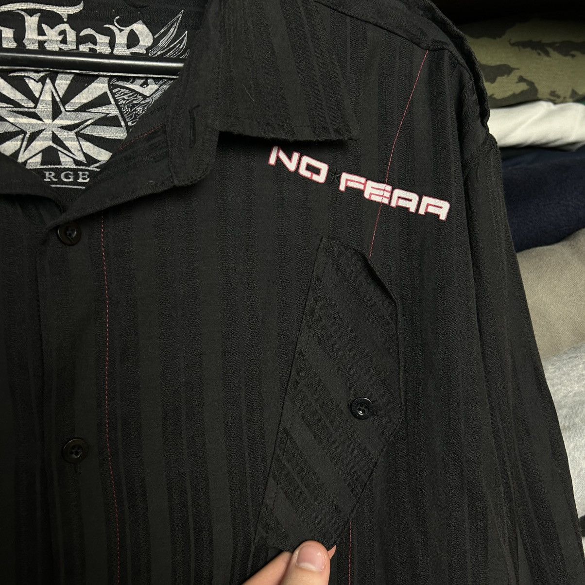 No Fear Vintage No Fear Small logo streetwear y2k button shirt Size US L / EU 52-54 / 3 - 5 Thumbnail