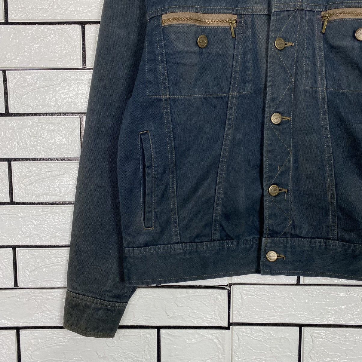 Issey Miyake 🔥CROPPED HUNTING JACKET BUTTON BLOSSOM DUCK CANVAS Size US M / EU 48-50 / 2 - 4 Thumbnail