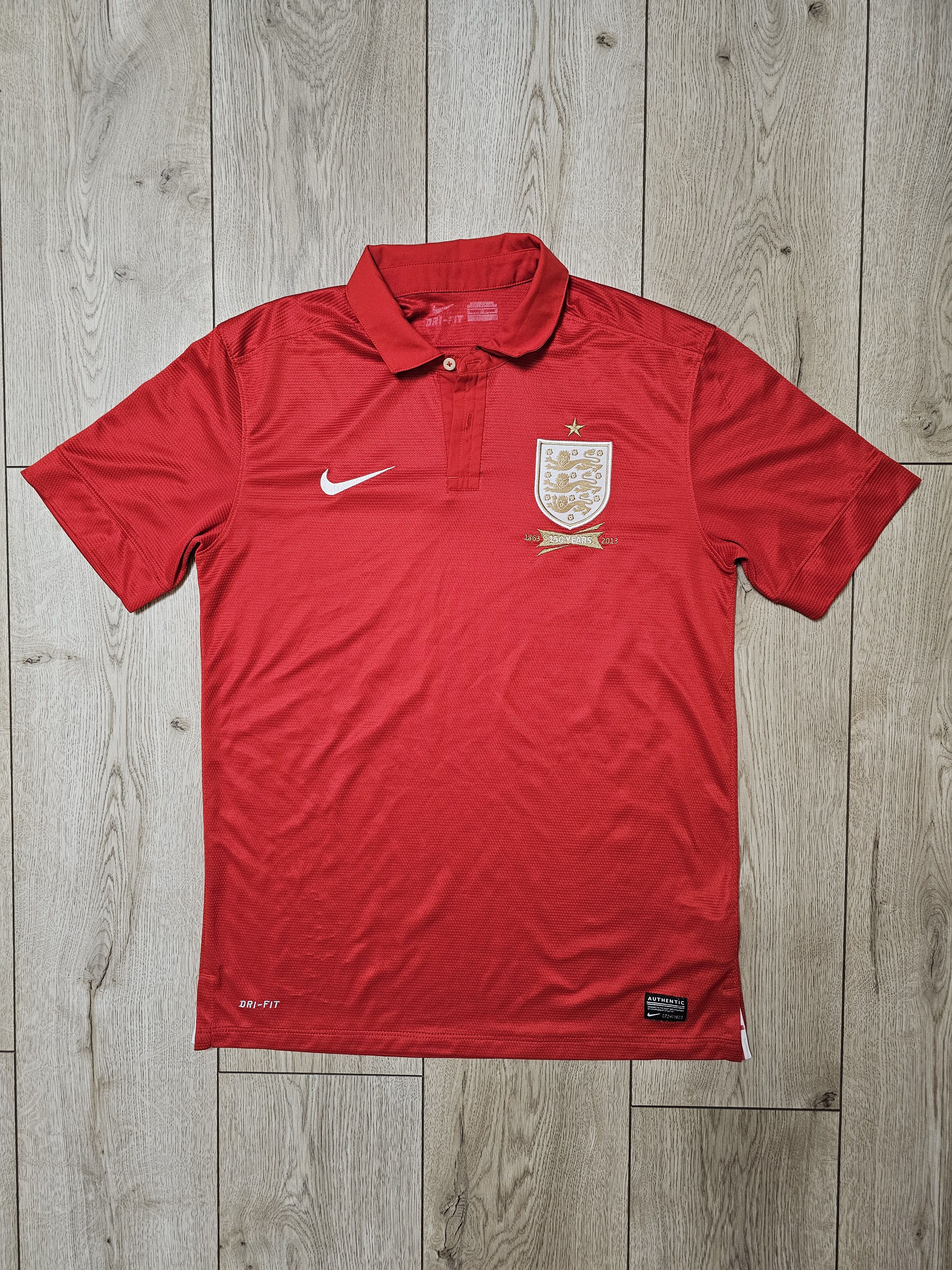 Nike ENGLAND 2014 2016 HOME FOOTBALL SHIRT SOCCER JERSEY Size US M / EU 48-50 / 2 - 1 Thumbnail