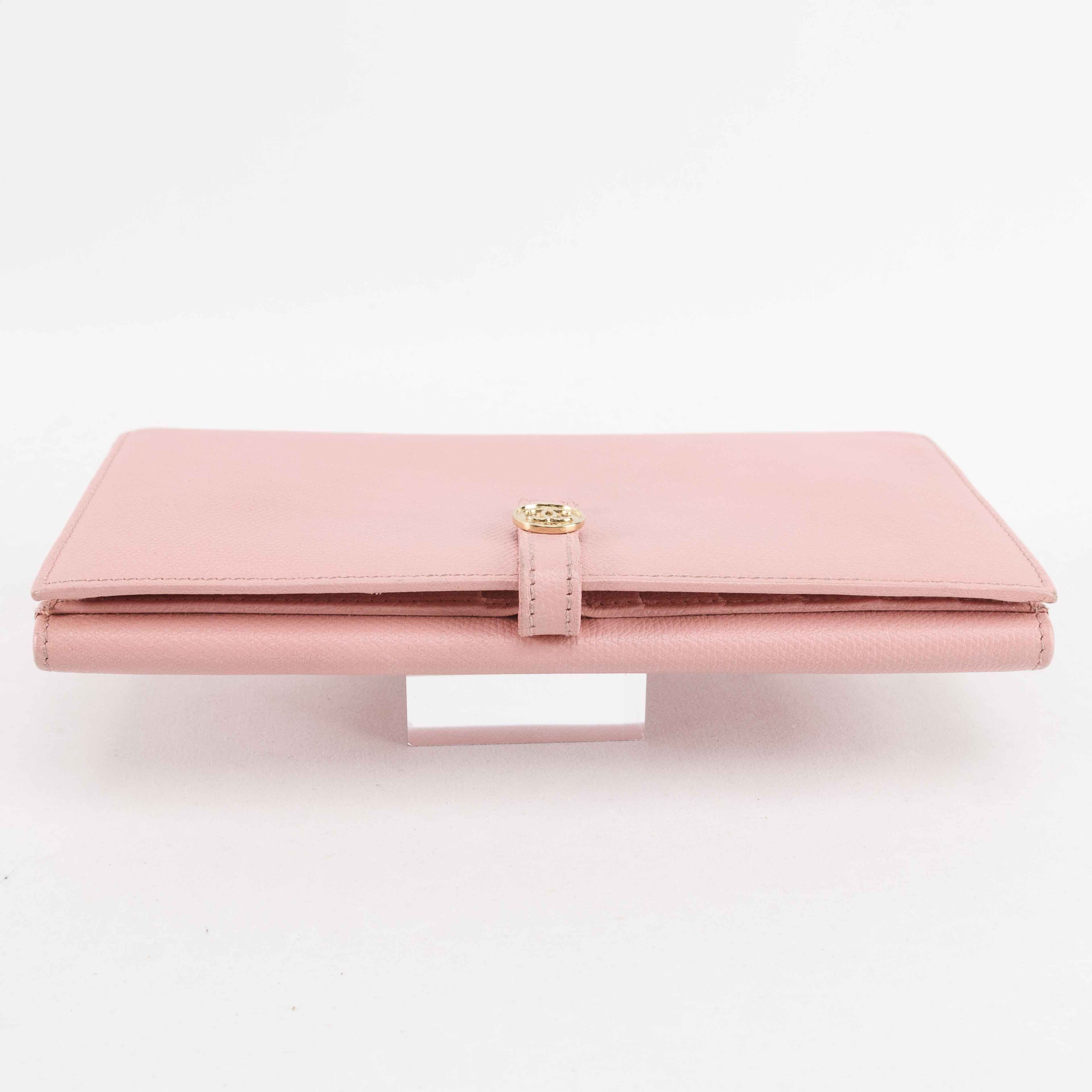 Chanel Chanel Classic Flap Long Wallet in Pink Caviar Leather Size ONE SIZE - 6 Thumbnail