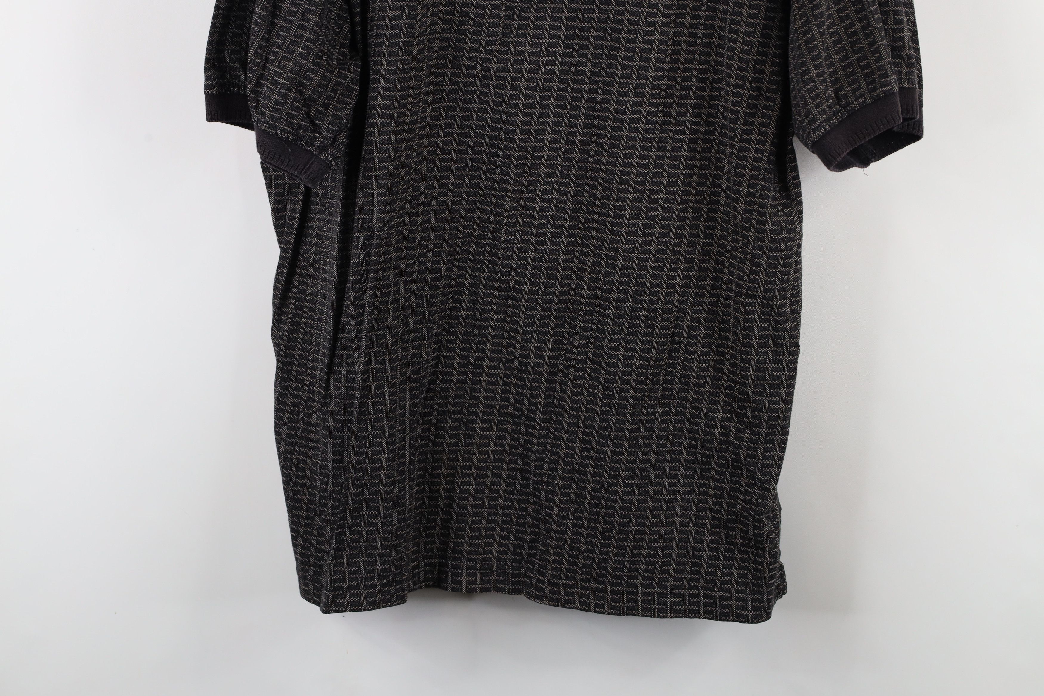 Vintage Vintage 90s Streetwear Geometric Collared Golf Polo Shirt Size US XL / EU 56 / 4 - 3 Thumbnail