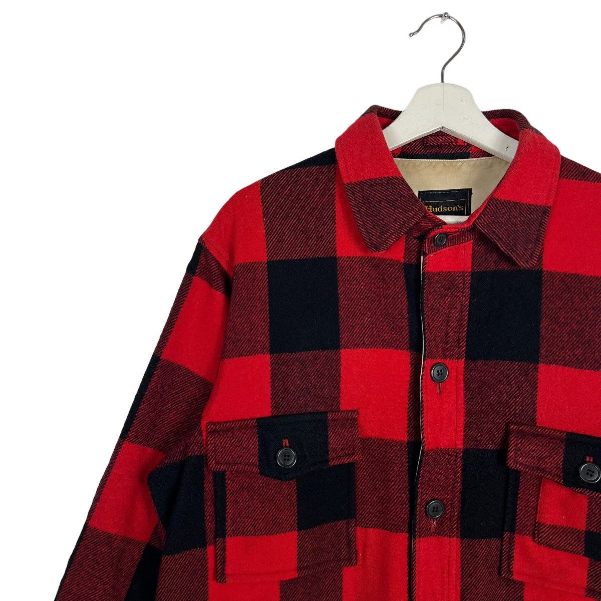 Toyo Enterprises 🔥 VINTAGE HUDSONS PLAID HUNTING WOOL MACKINAW Size US L / EU 52-54 / 3 - 9 Thumbnail