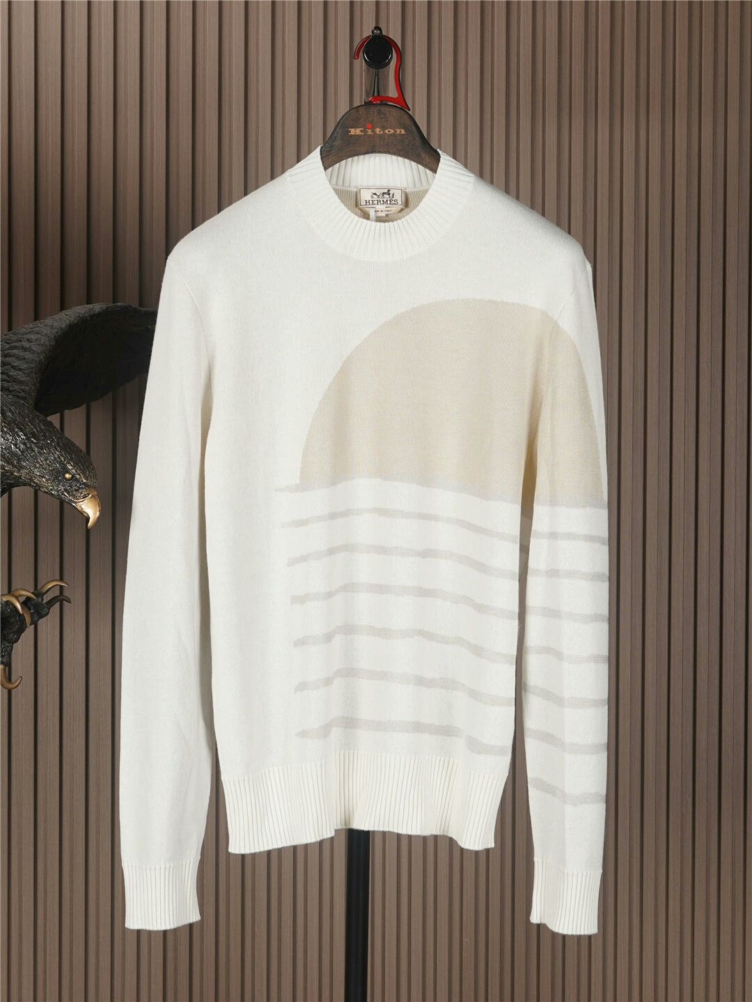 Hermes Hermes Men's Cashmere Silk Knit Sweater Size US M / EU 48-50 / 2 - 1 Thumbnail