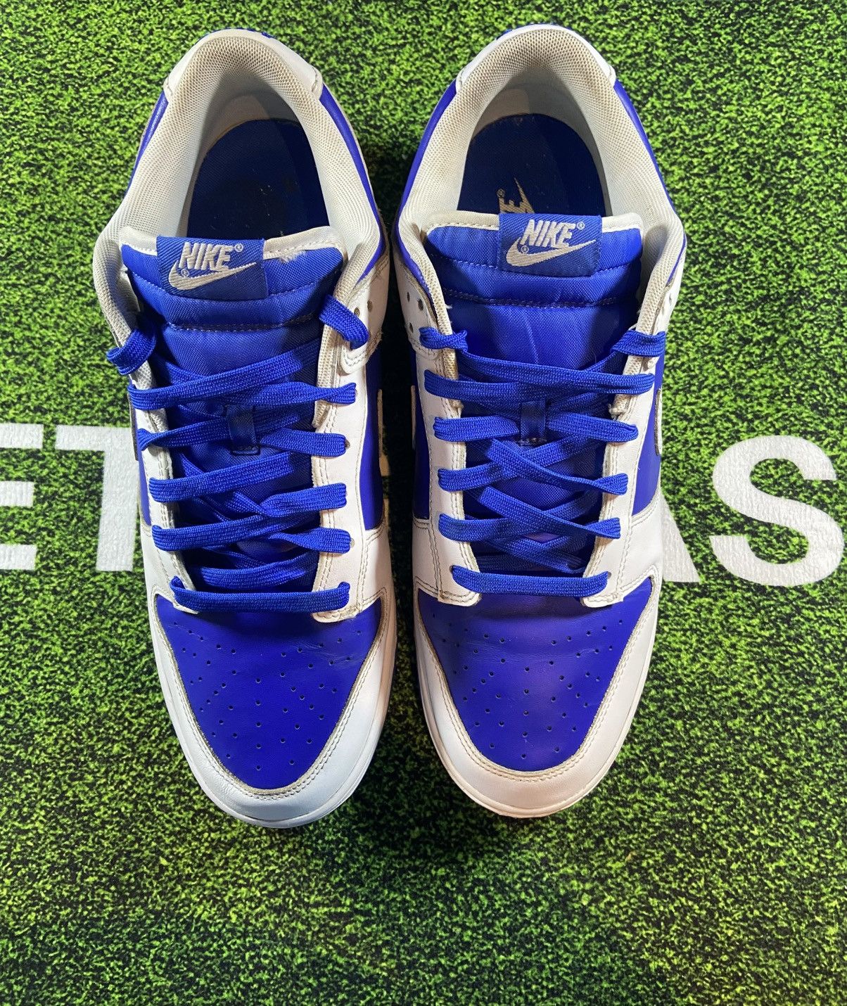 Nike Nike Dunk Low Racer Blue White Mens 13 Size US 13 / EU 46 - 3 Thumbnail