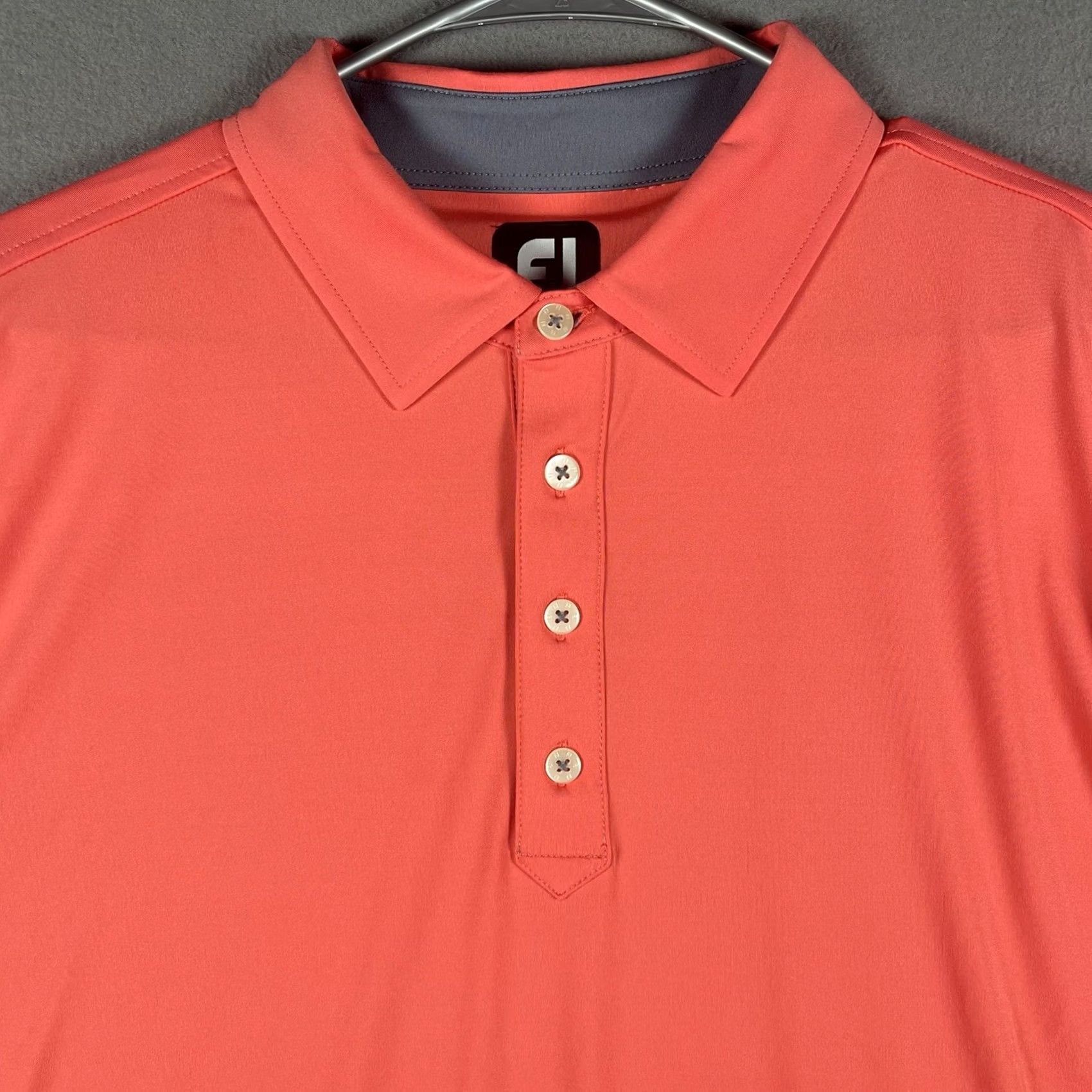 Footjoy FootJoy Polo Shirt Men's XL Pink Geometric Embroidered Logo Tennessee National Golf Course Golf Polo Shirt Polo Shirt Athletic Shirt Size US XL / EU 56 / 4 - 2 Thumbnail