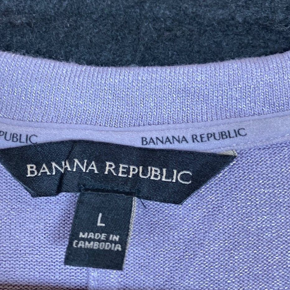 Banana Republic Banana Republic Womens Sweater Violet V Neck Long Sleeve Tunic Stretch Large Size L / US 10 / IT 46 - 6 Thumbnail