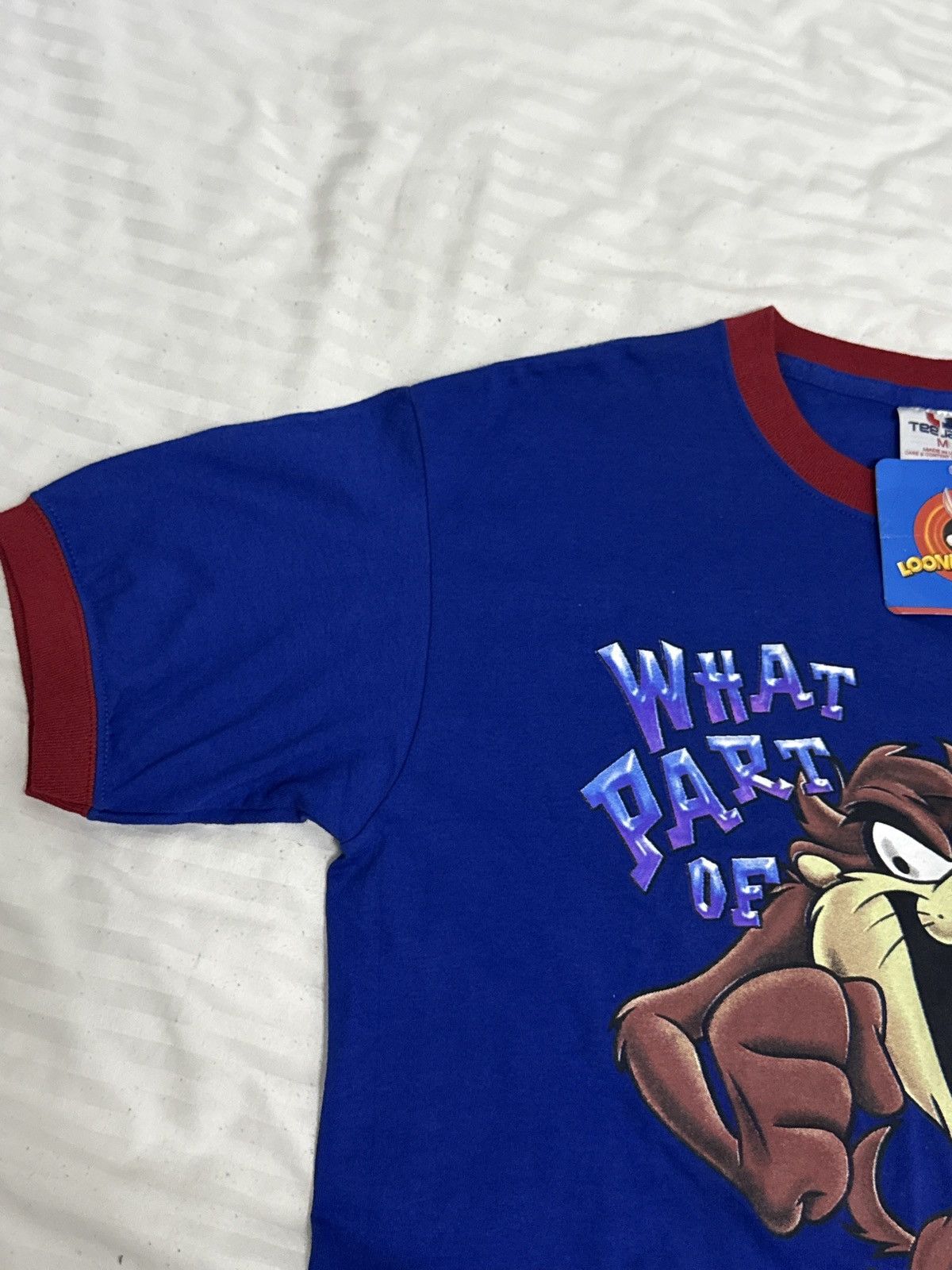 TEE JAYS Vintage Looney Tunes Tee Jays Taz Tee USA Made M Deadstock Size US M / EU 48-50 / 2 - 4 Thumbnail
