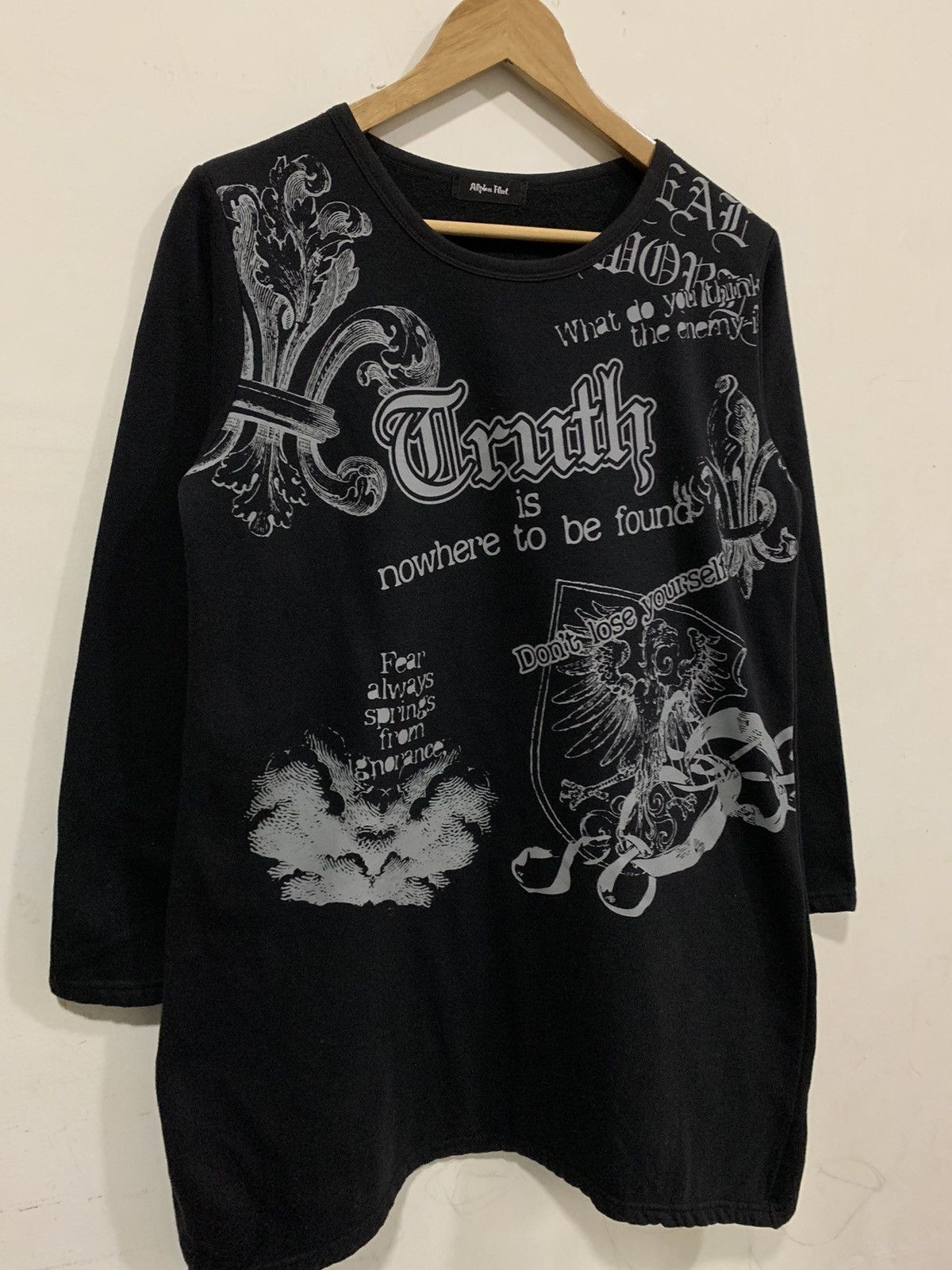 If Six Was Nine Alpha Flat Gothic Punk Grunge Ifsixwasnine Style sweater Size L / US 10 / IT 46 - 5 Thumbnail