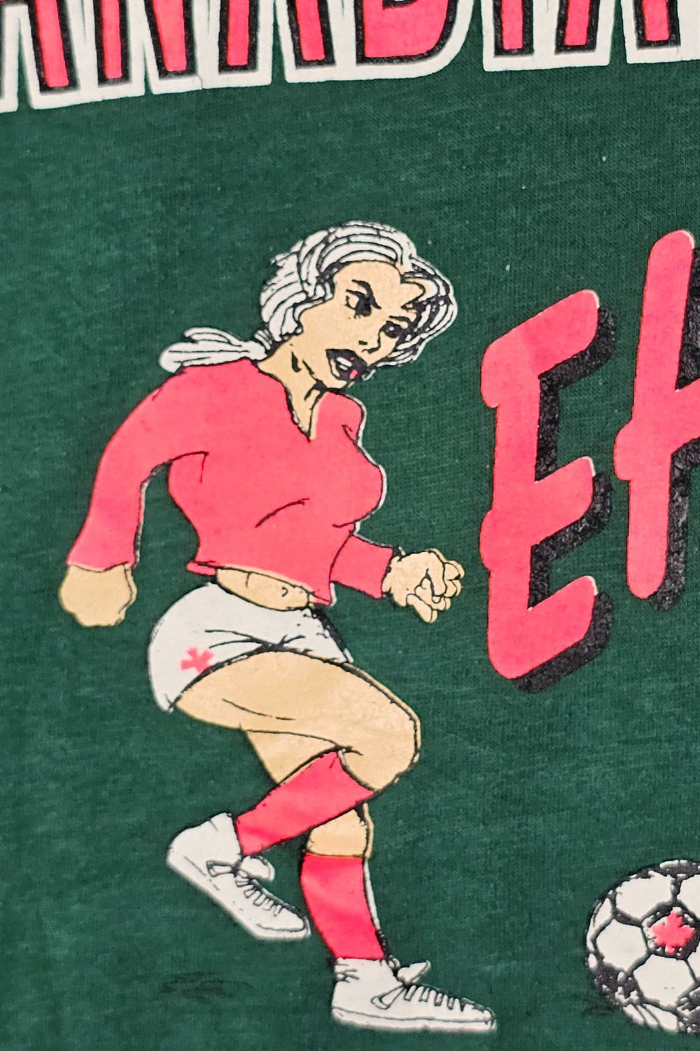 Vintage 80s “Canadian Soccer” Tee | Made in Canada Size US XL / EU 56 / 4 - 4 Thumbnail