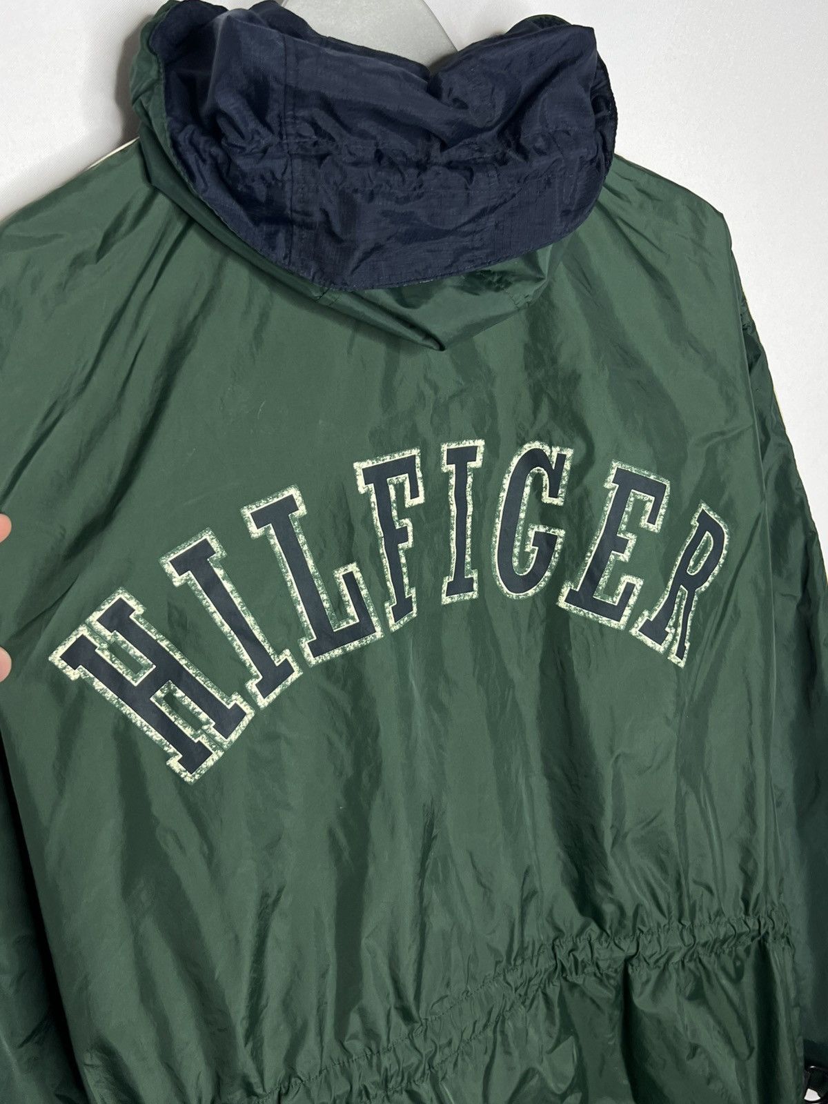 Tommy Hilfiger Vintage Tommy Hilfiger Anorak 100% Nylon Jacket Big Logo Size US S / EU 44-46 / 1 - 19 Thumbnail