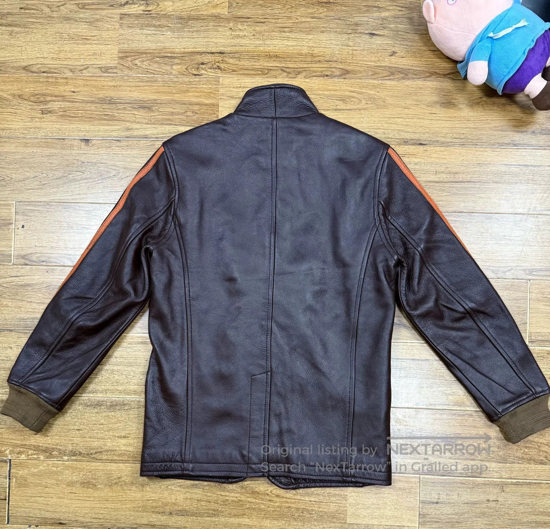Schott Schott Men's Leather Motorcycle Jacket. Size US S / EU 44-46 / 1 - 2 Thumbnail