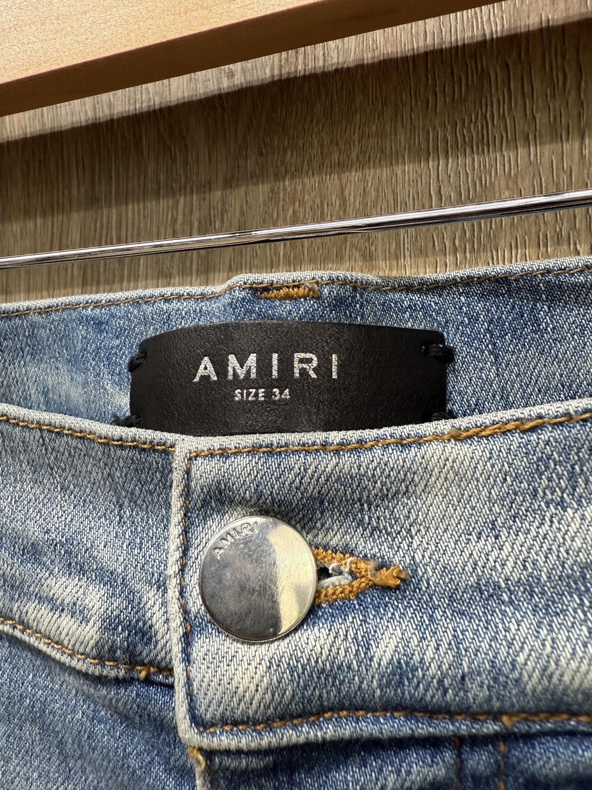 Amiri Amiri MX1 Blue Bandana Denim Jeans Size US 34 / EU 50 - 5 Thumbnail