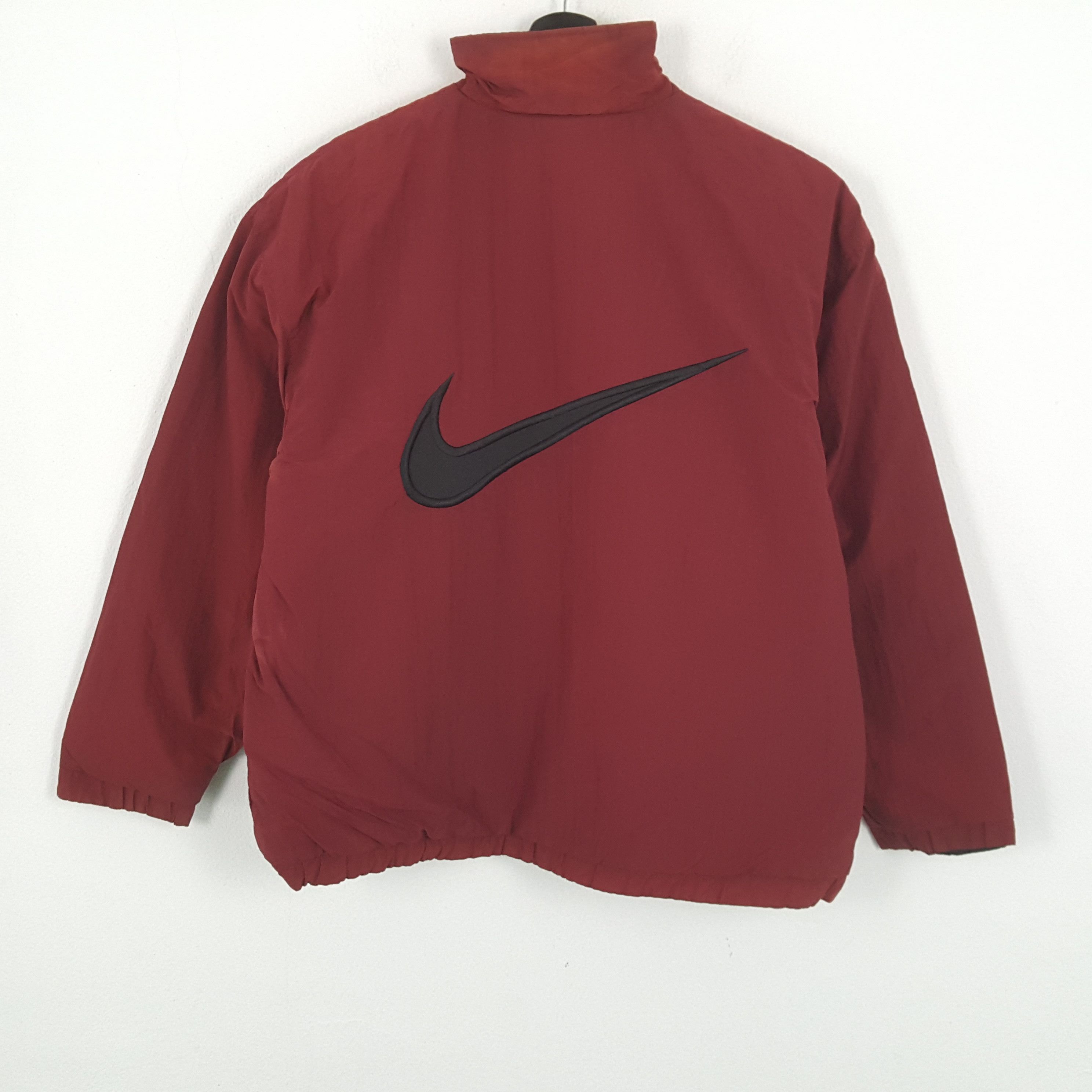 Nike × Vintage Nike Reversible Jacket Big Logo Design Size US XL / EU 56 / 4 - 1 Thumbnail