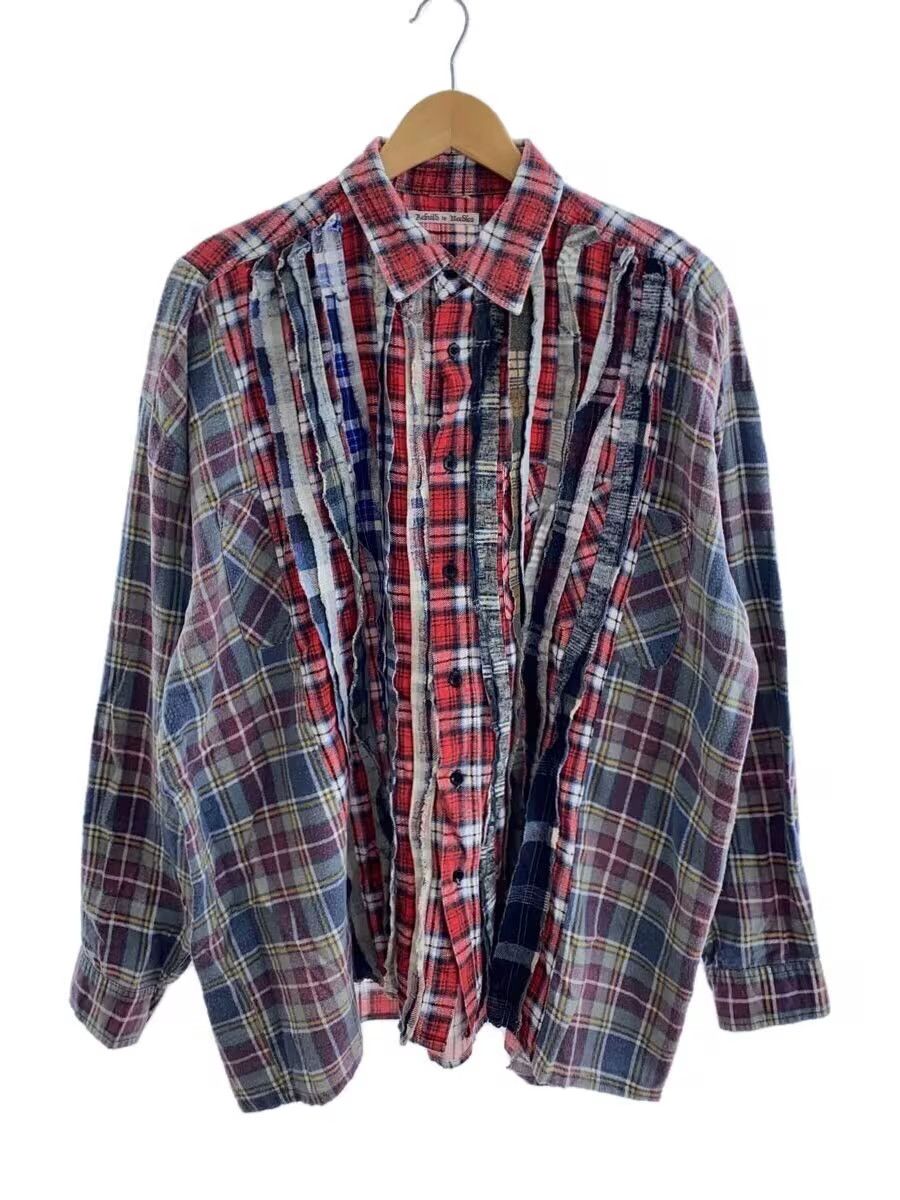 Needles Reconstructed Rebuild Flannel Button Shirt Size US L / EU 52-54 / 3 - 1 Thumbnail