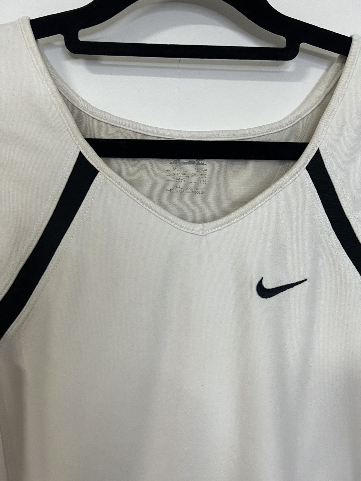 Nike Nike white and black dress m basic Size M / US 6-8 / IT 42-44 - 2 Thumbnail