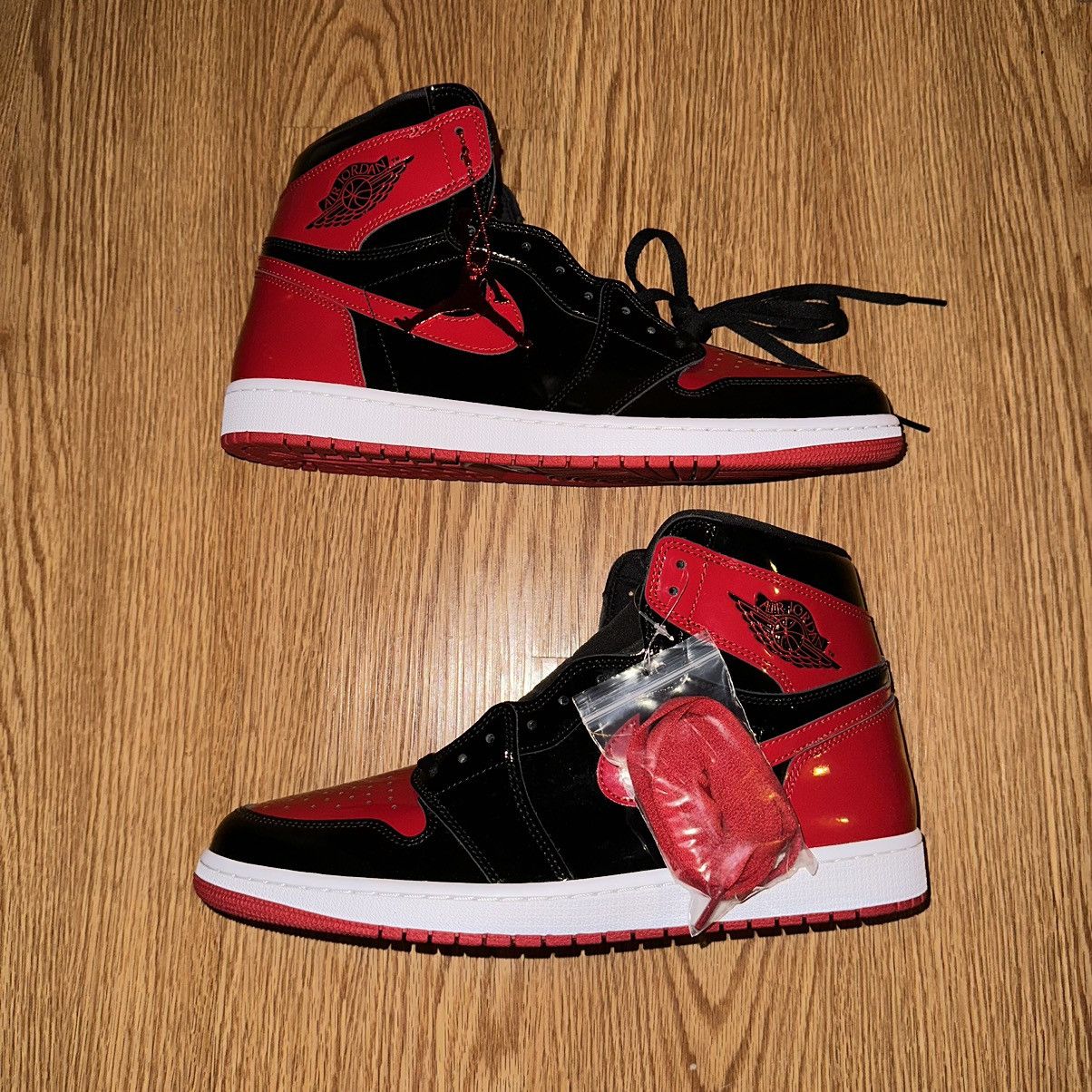 Nike Air Jordan 1 OG patent bred Size US 14 / EU 47 - 3 Thumbnail