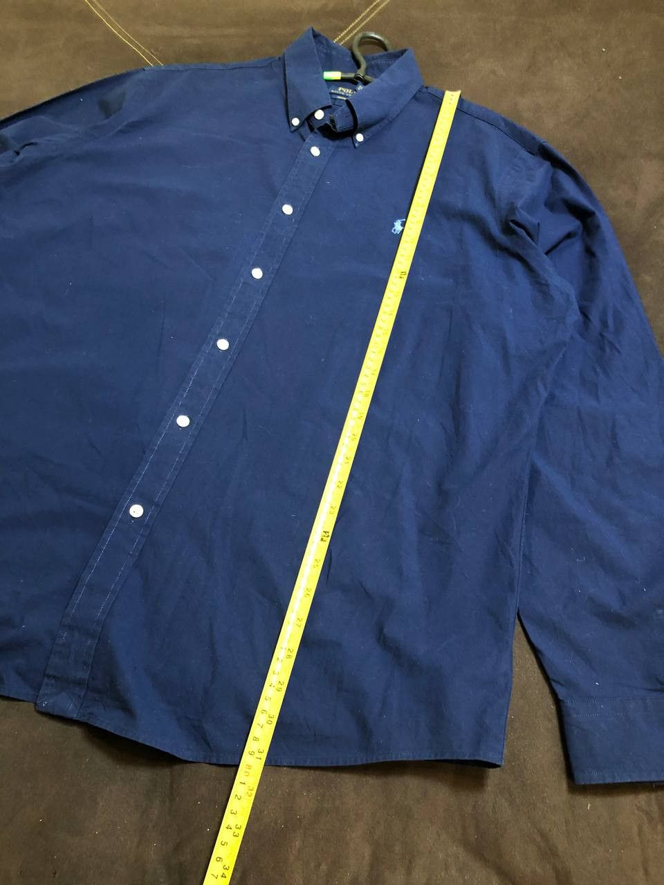 Polo Ralph Lauren Polo Ralph Lauren Long-Sleeve Oxford Sport Shirt Size US XXL / EU 58 / 5 - 7 Thumbnail