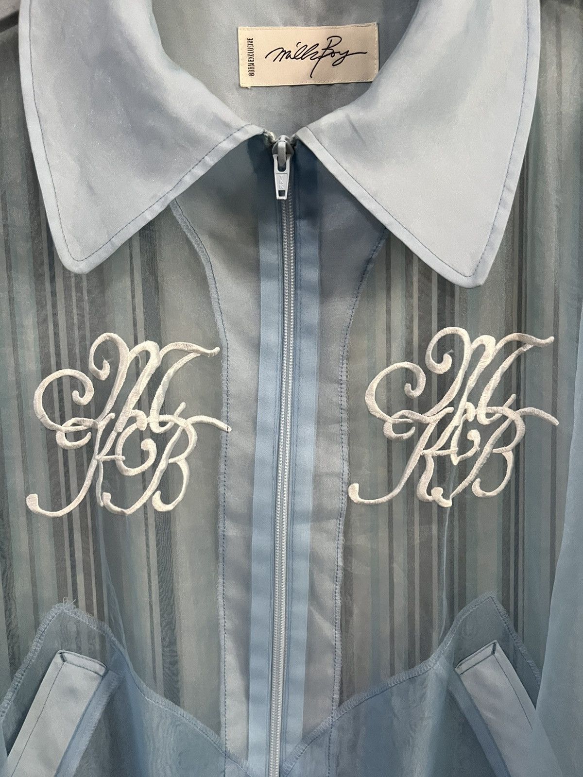 Japanese Brand 2000s MILKBOY born exclusive mesh jackets #H2 Size US L / EU 52-54 / 3 - 5 Thumbnail