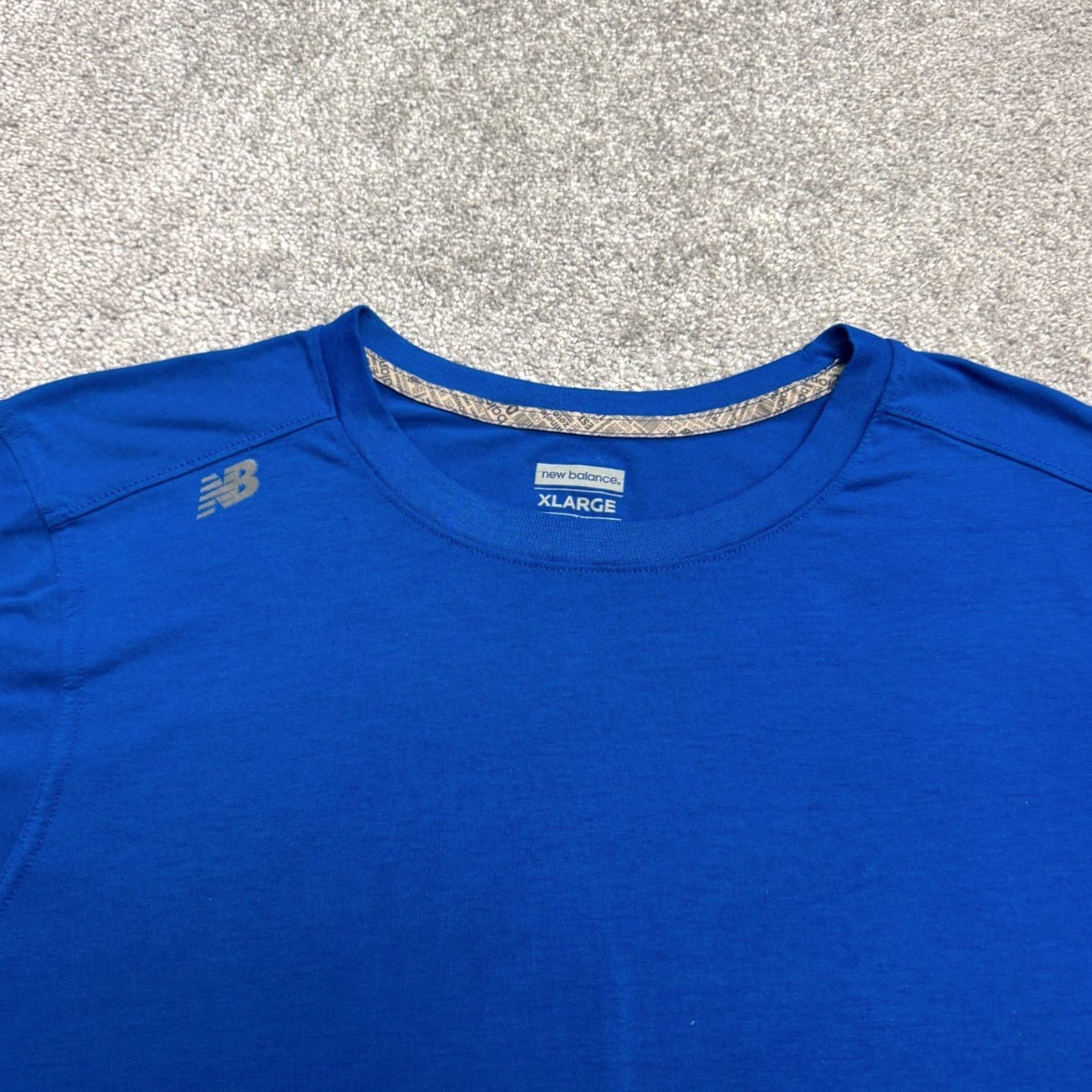 New Balance New Balance Lightning Dry A revolution In Motion T-Shirt Mens XL Blue Active Tee Size US XL / EU 56 / 4 - 4 Thumbnail