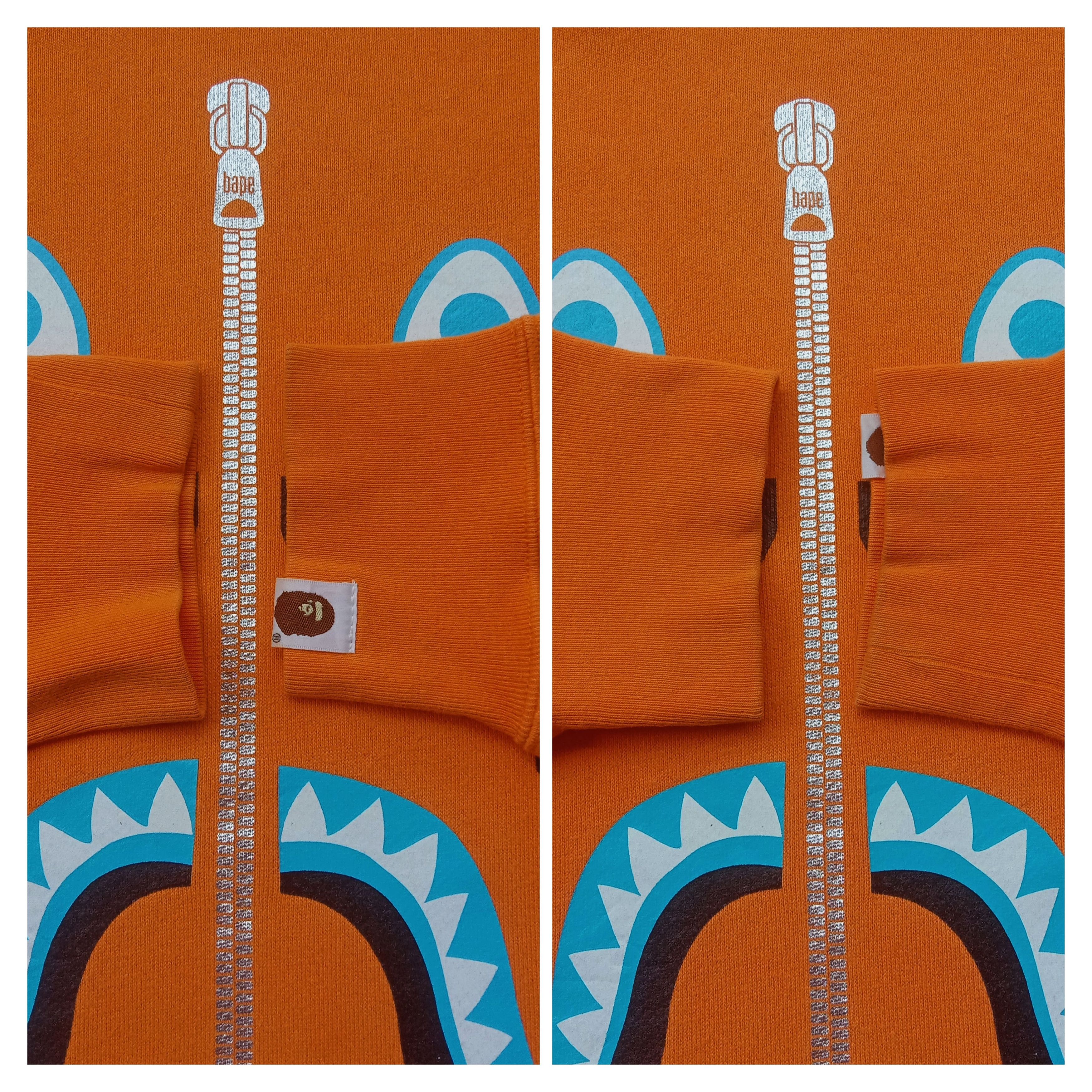 Bape Shark Pullover Hoodie (2007) Size US L / EU 52-54 / 3 - 6 Thumbnail