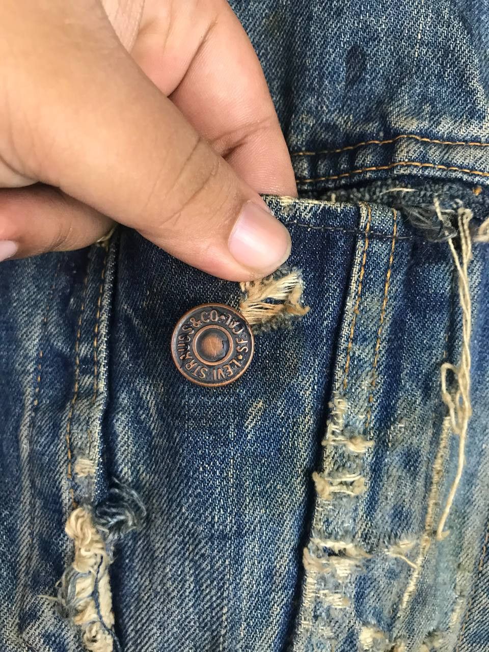 Levi's Vintage Levis Distressed Seditionaries punk jacket(custom) Size US M / EU 48-50 / 2 - 7 Thumbnail