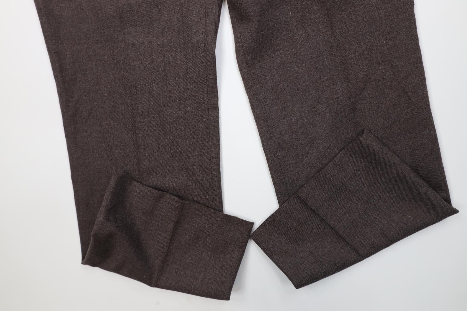 Vintage Vintage 70s Streetwear Flared Wide Leg Chino Pants Brown USA Size US 36 / EU 52 - 6 Thumbnail