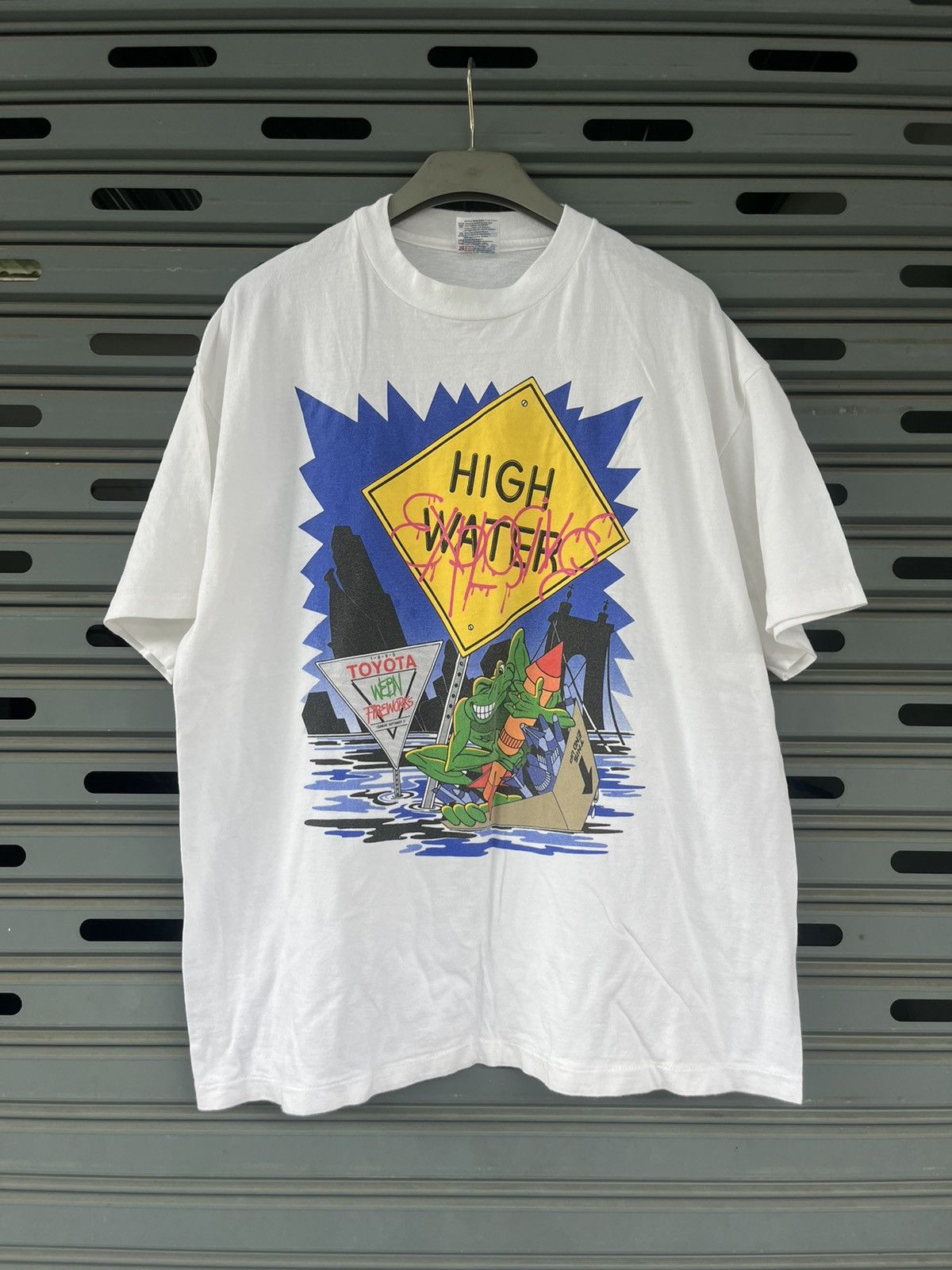 Vintage Vintage TOYOTA WEBN Fireworks High water Explosives 95’s Size US XL / EU 56 / 4 - 2 Thumbnail