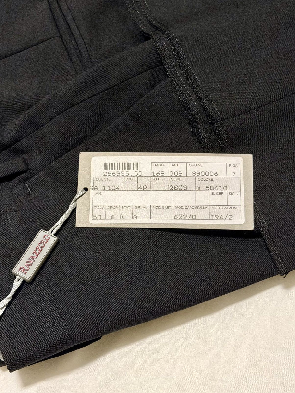 Ravazzolo Ravazzolo Guabello Super 120’s Charcoal Suit 40R/IT50 Size 40R - 14 Thumbnail