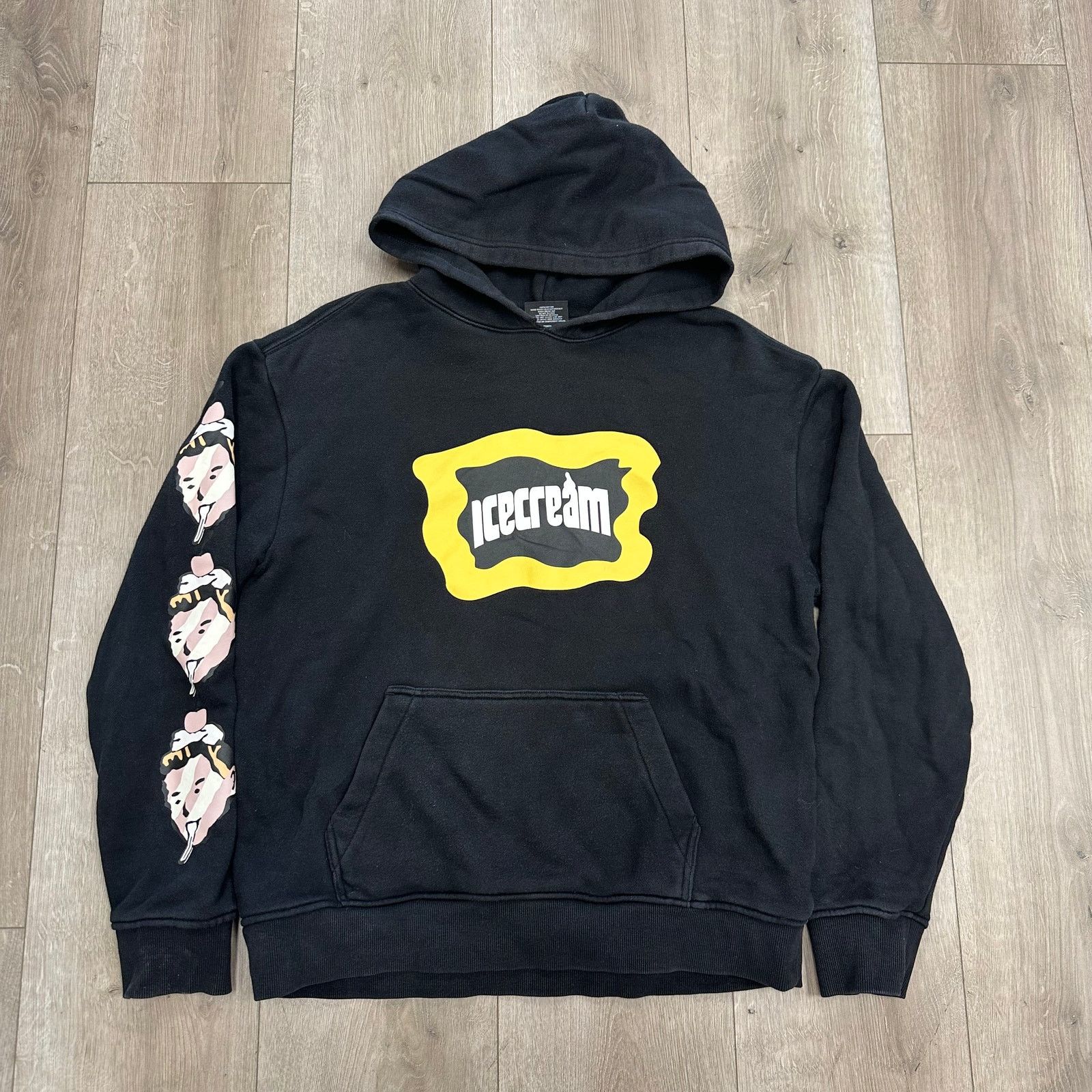 Icecream Ice Cream Head Logo Arm Sleeve Hoodie Sweater Size Medium M Size US M / EU 48-50 / 2 - 1 Thumbnail