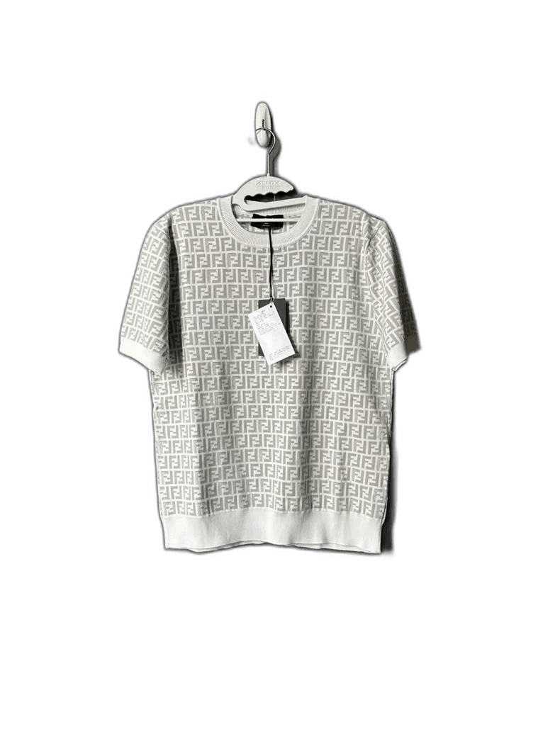 Fendi Fendi All Over Knit Short Sleeve Shirt Size US M / EU 48-50 / 2 - 1 Thumbnail