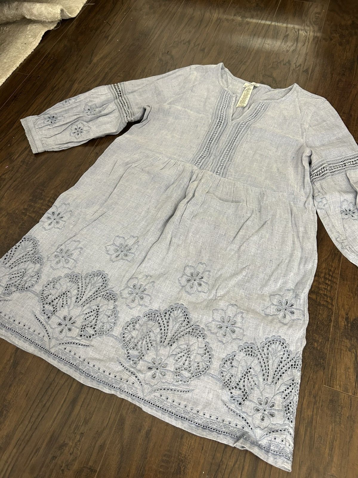 Tommy Bahama Tommy Bahama Embroidered Dress Size L / US 10 / IT 46 - 4 Thumbnail